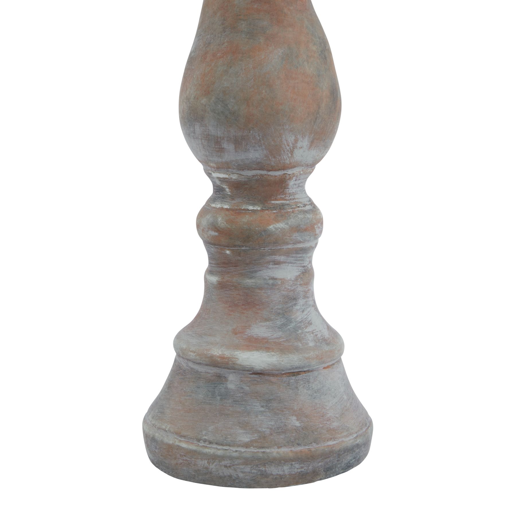 Siena Large Brown  Column Candle Holder - Image 3