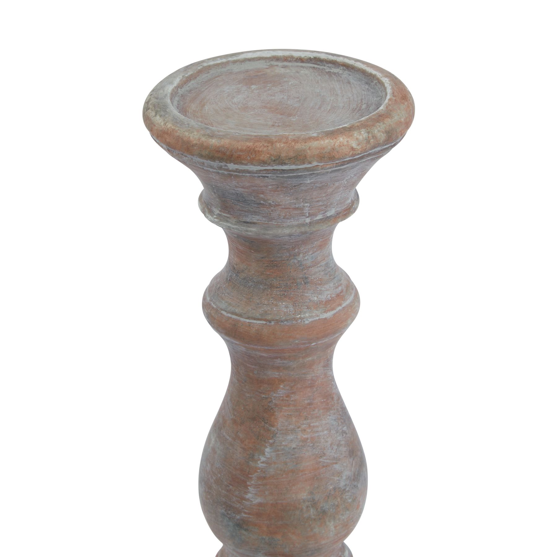 Siena Brown  Column Candle Holder - Image 2