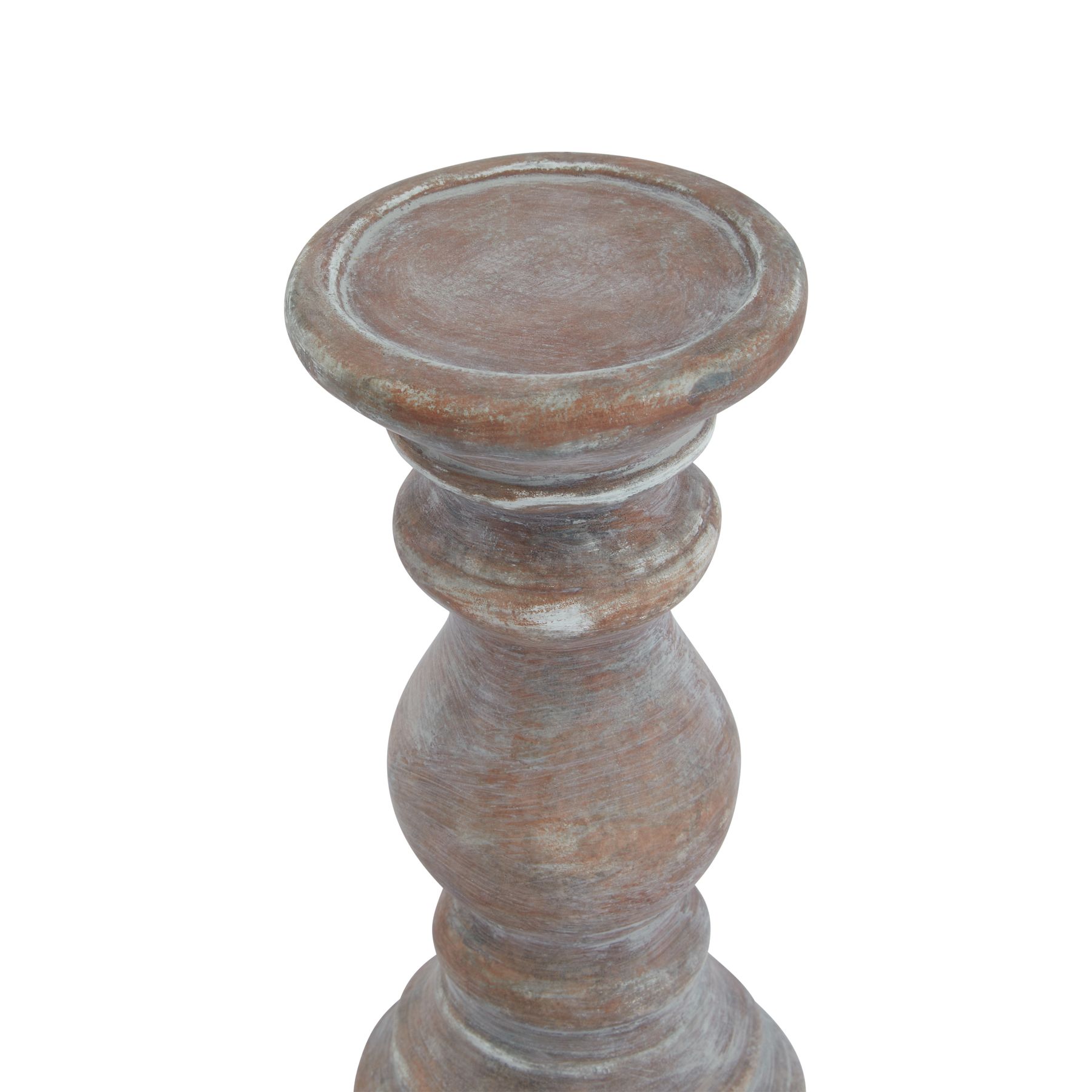 Siena Small Brown  Column Candle Holder - Image 2