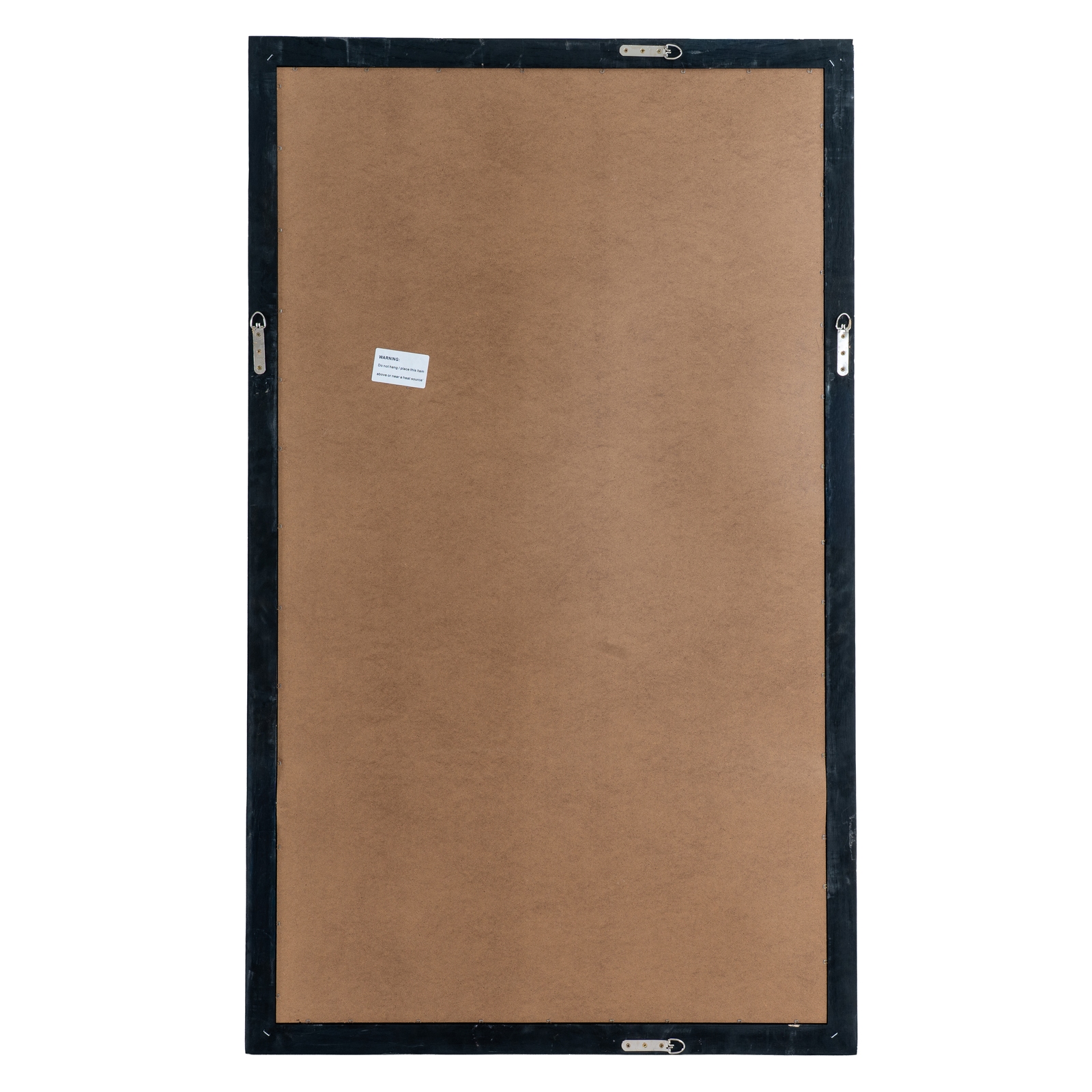 Black Wood Large Window Mirror - Image 5