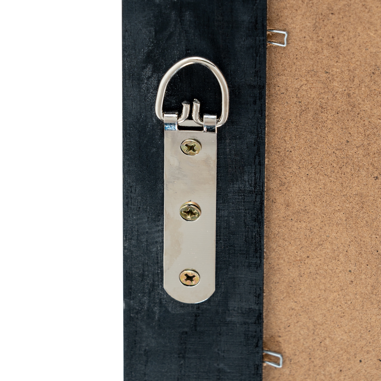 Black Wood Large Window Mirror - Image 6