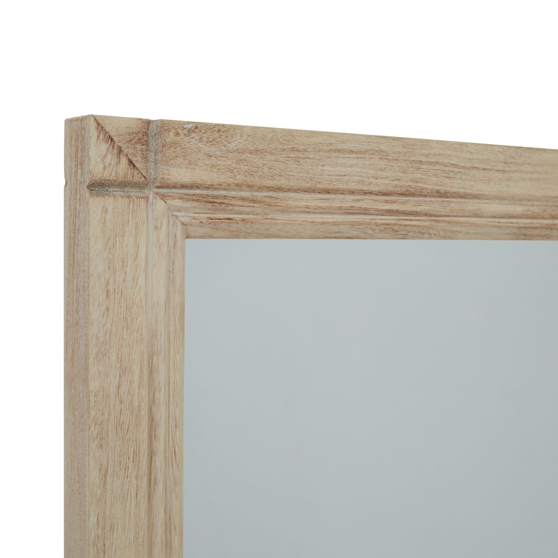 Washed Wood Large Window Mirror - Image 2