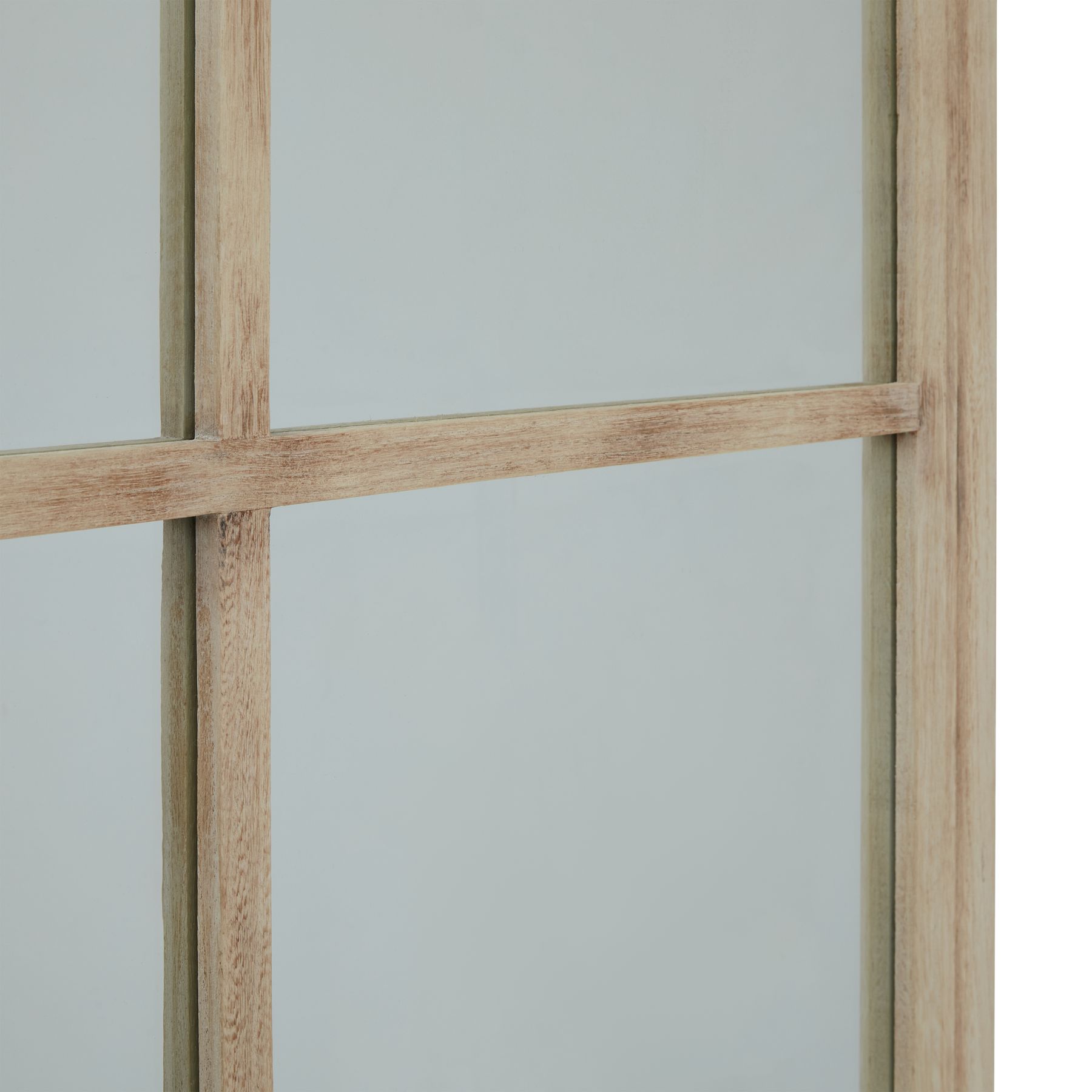 Washed Wood Large Window Mirror - Image 3