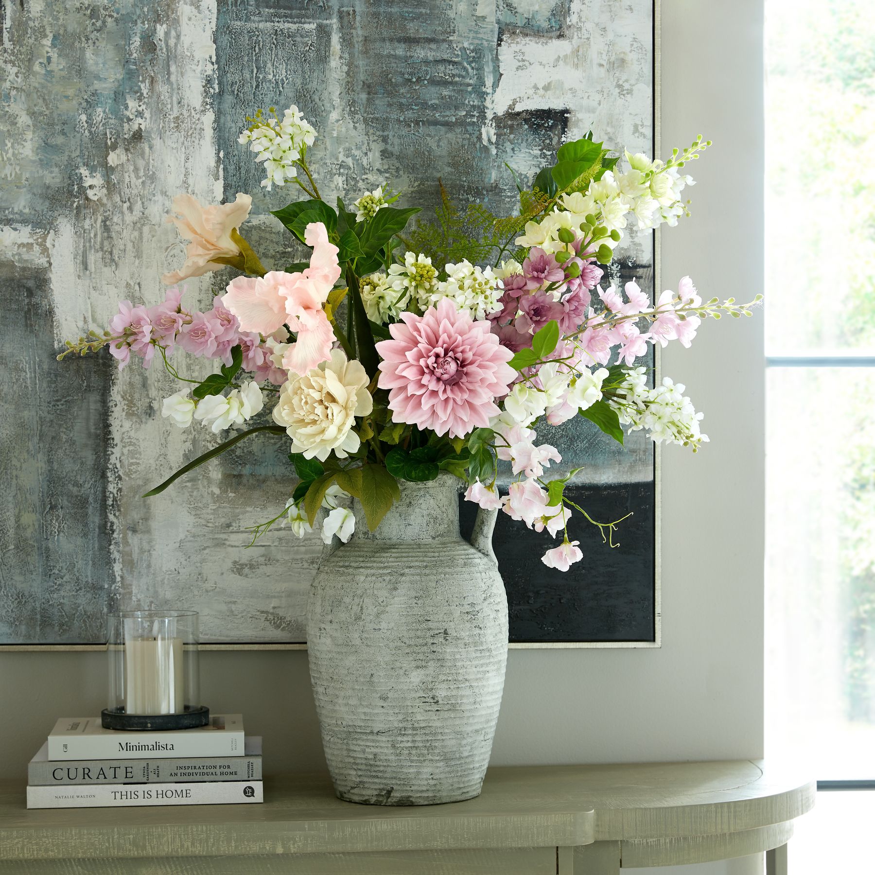 The Natural Garden Collection White Scabious Stem - Image 4