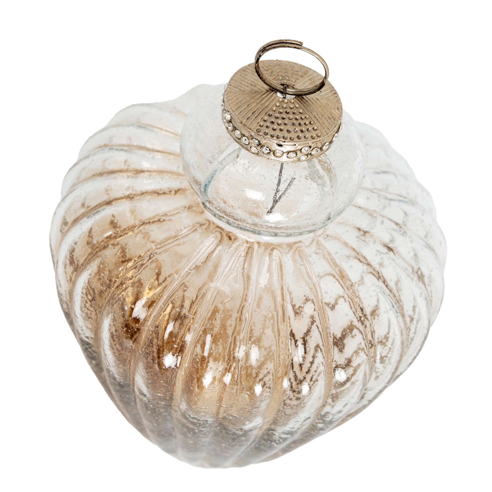 Coffee Ombre Collection Fluted Bauble - Image 2