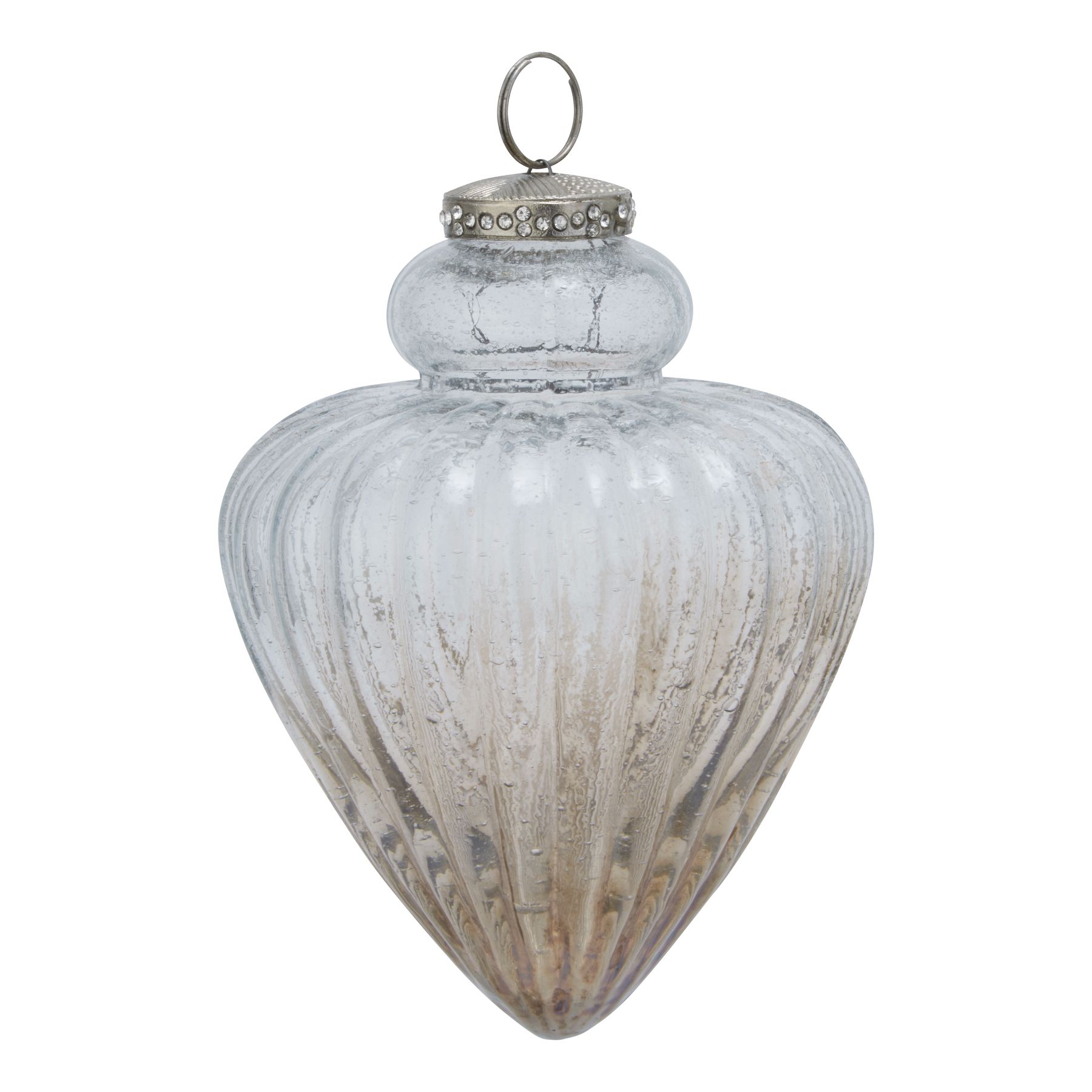 Coffee Ombre Collection Fluted Bauble - Image 1