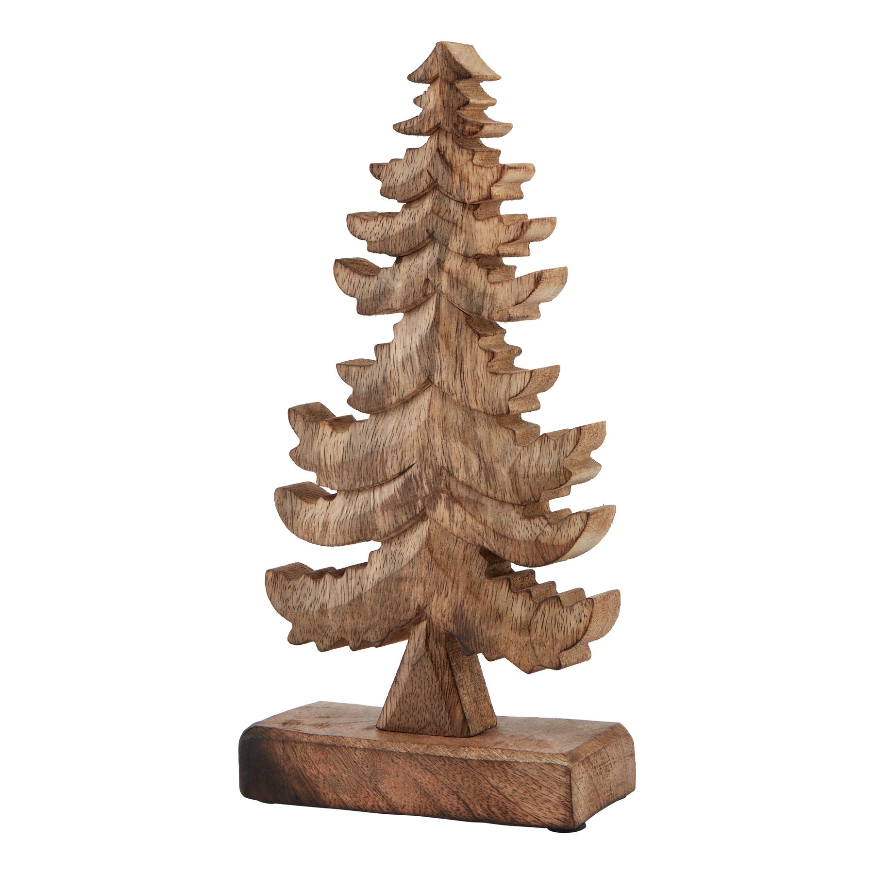 Natural Wooden Christmas Tree - Image 1