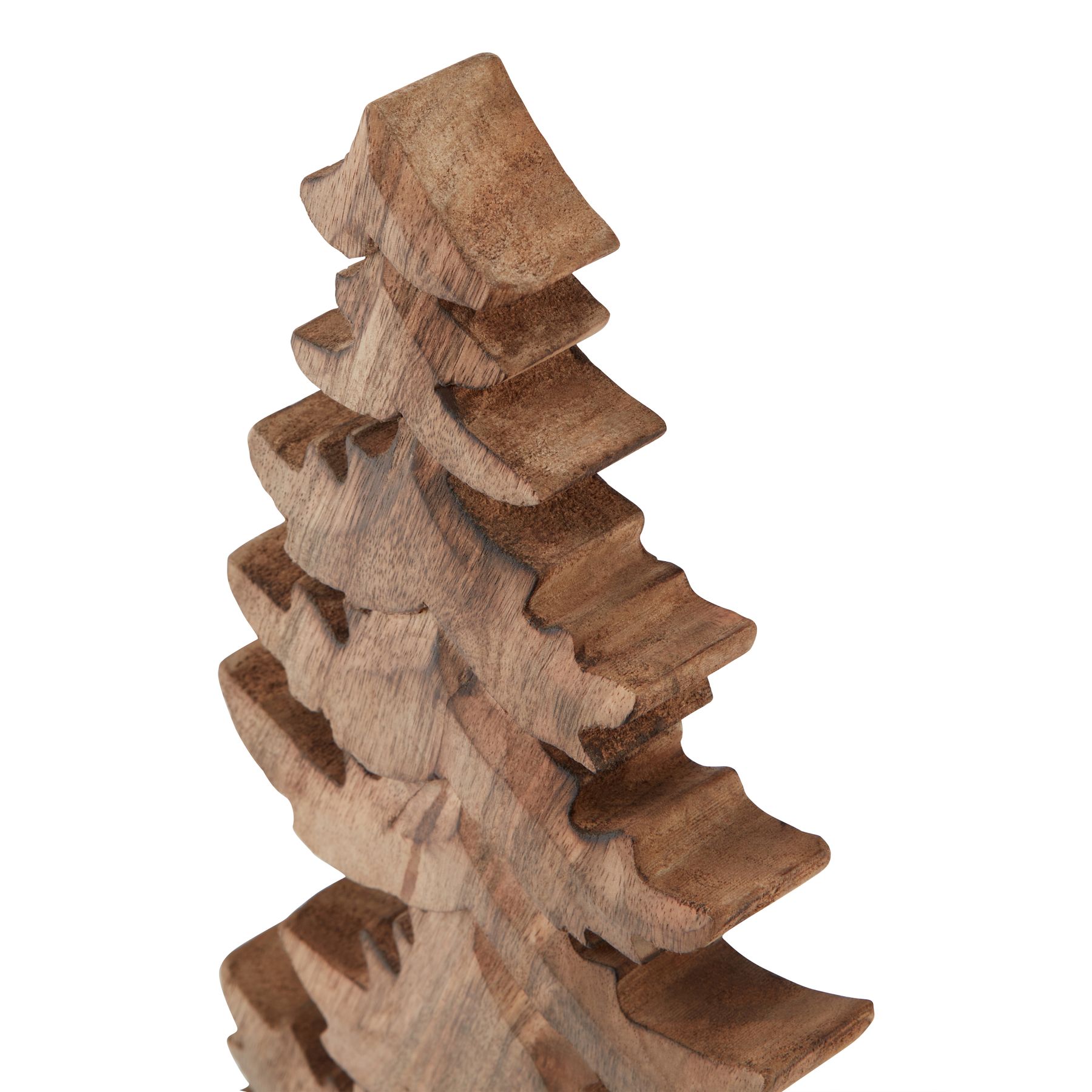 Natural Wooden Large Christmas Tree - Image 2