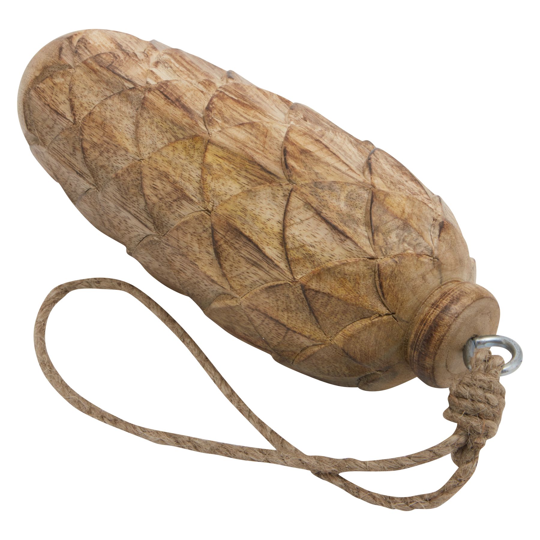 Natural Large Wooden Pine Cone Bauble - Image 2