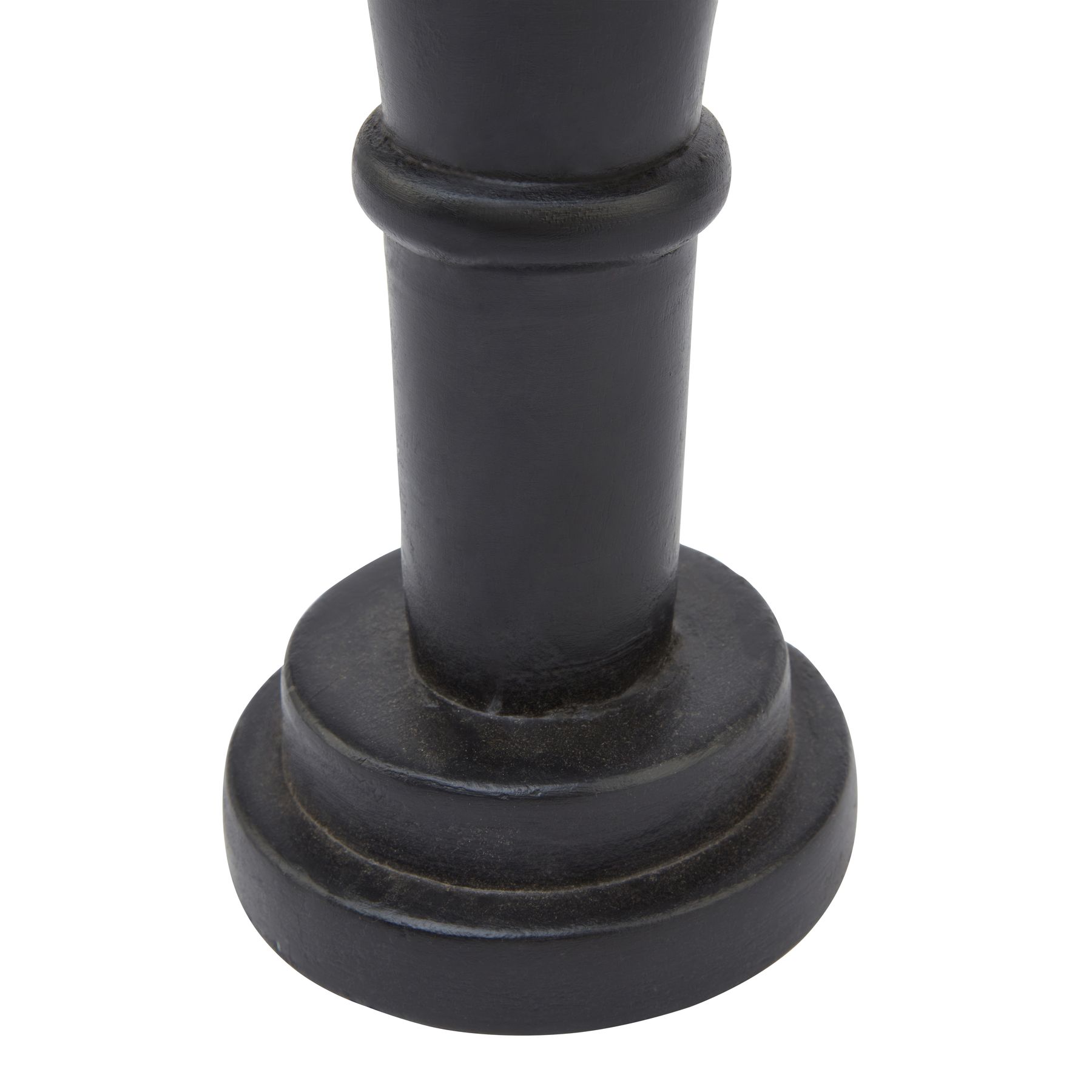 Minimalist Black Wooden Nutcracker Decoration - Image 4