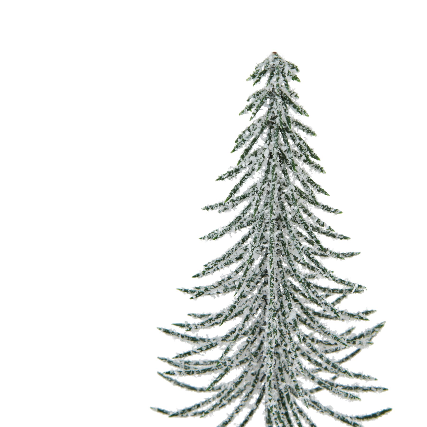 Medium Snowy Spindle Tree In Wood Log - Image 2