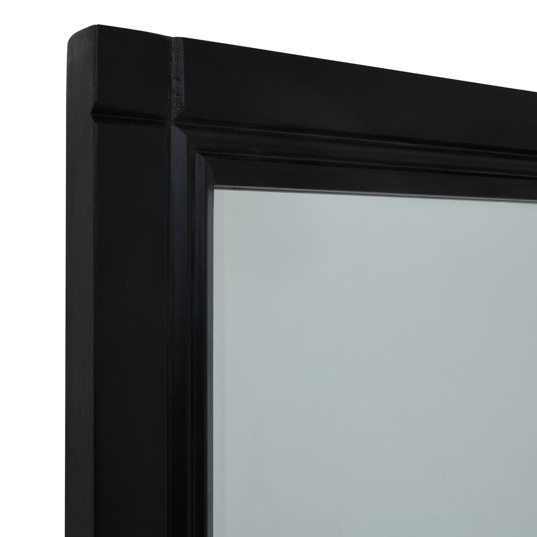Black Wood XL Window Mirror - Image 2