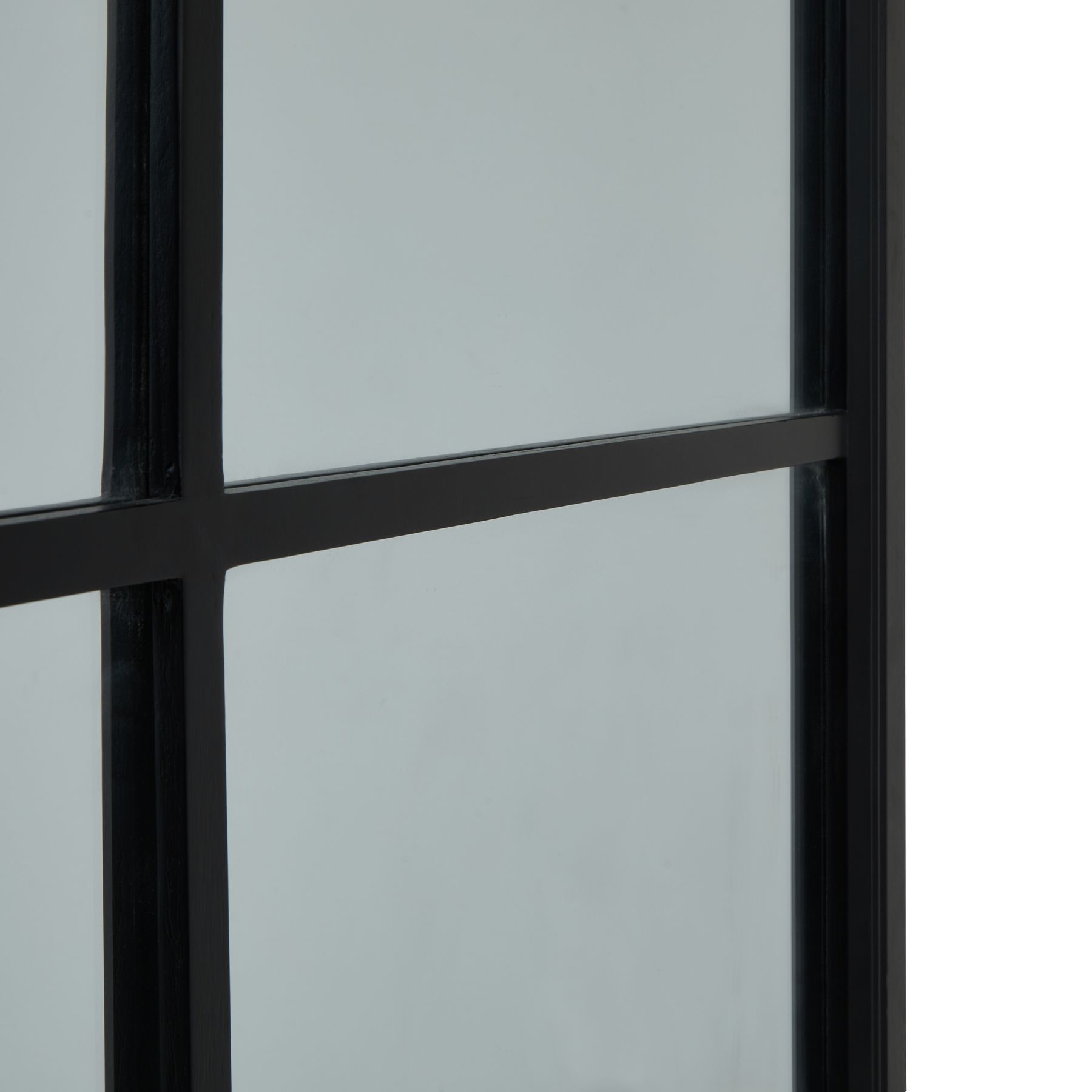 Black Wood XL Window Mirror - Image 3
