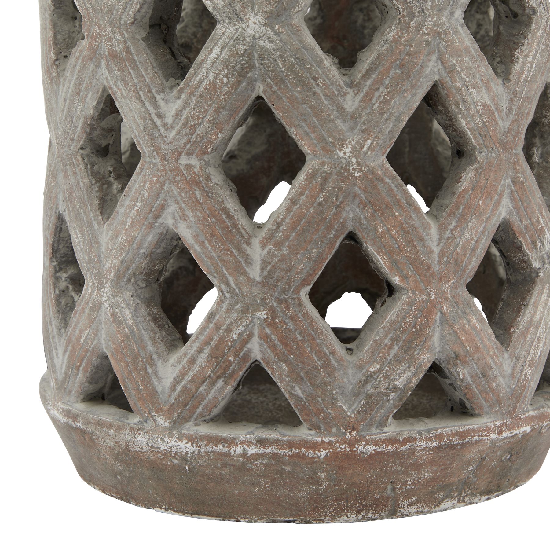 Siena Brown Large Lattice Lantern - Image 3