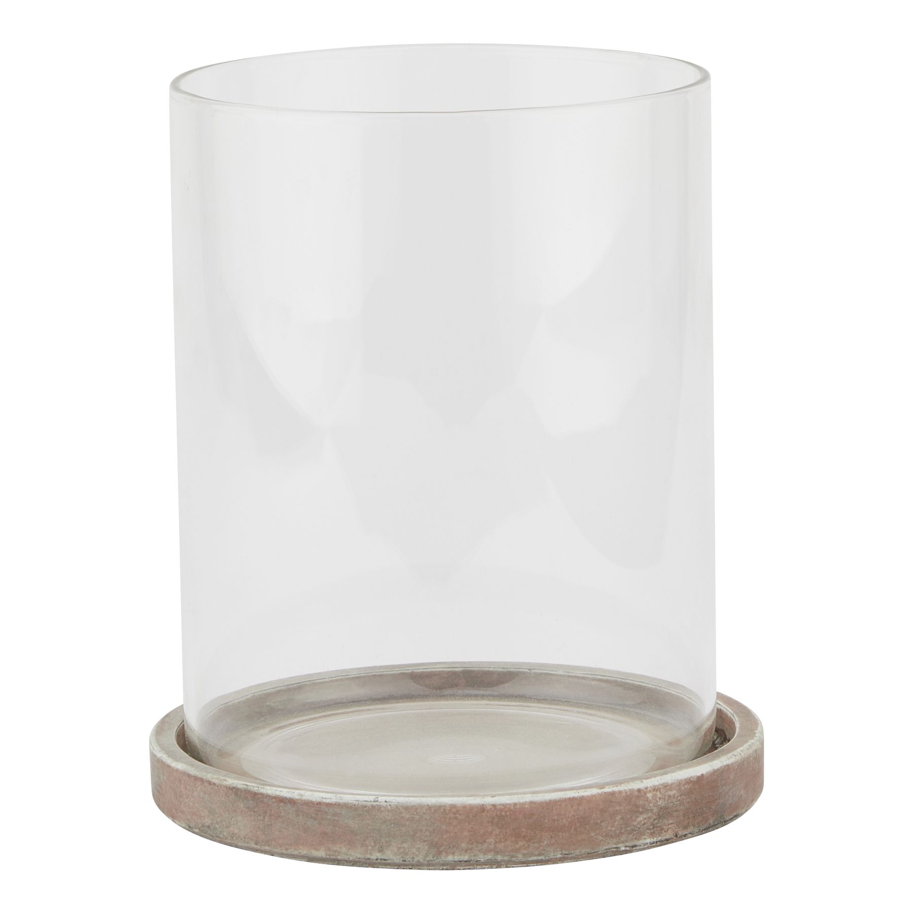 Siena Brown Large Hurricane Lantern - Image 1