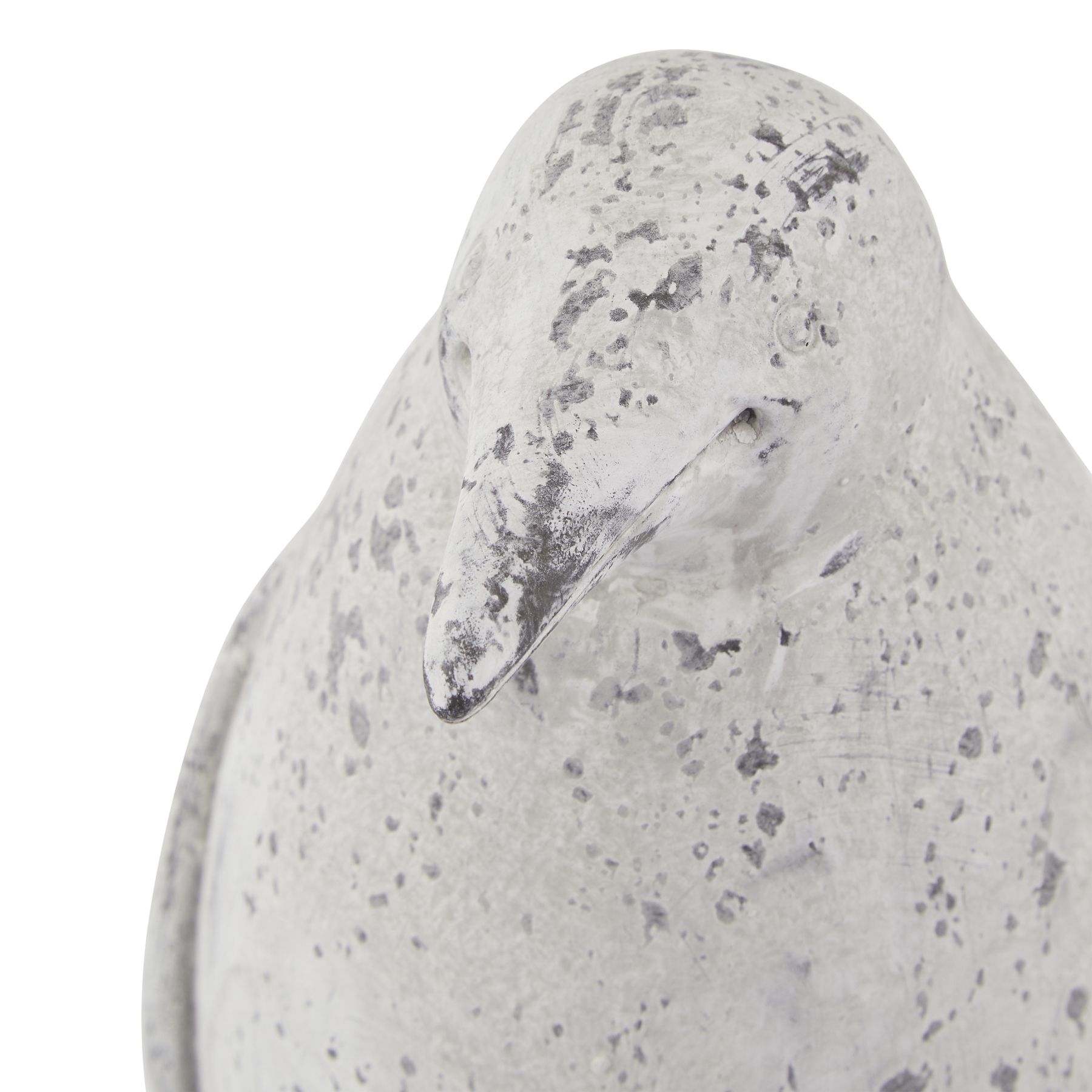 Small Grey Stone Effect Penguin Statue - Image 2