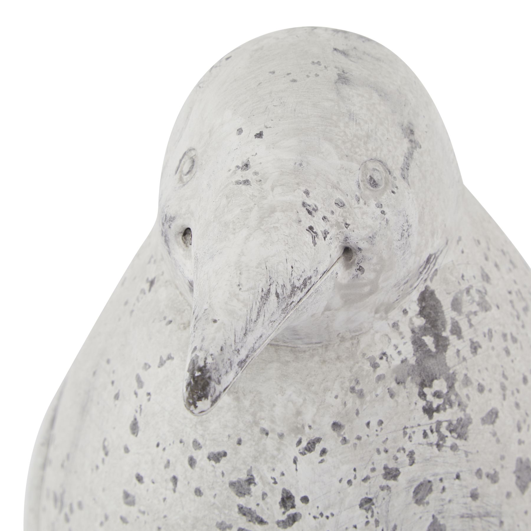 Medium Grey Stone Effect Penguin Statue - Image 2