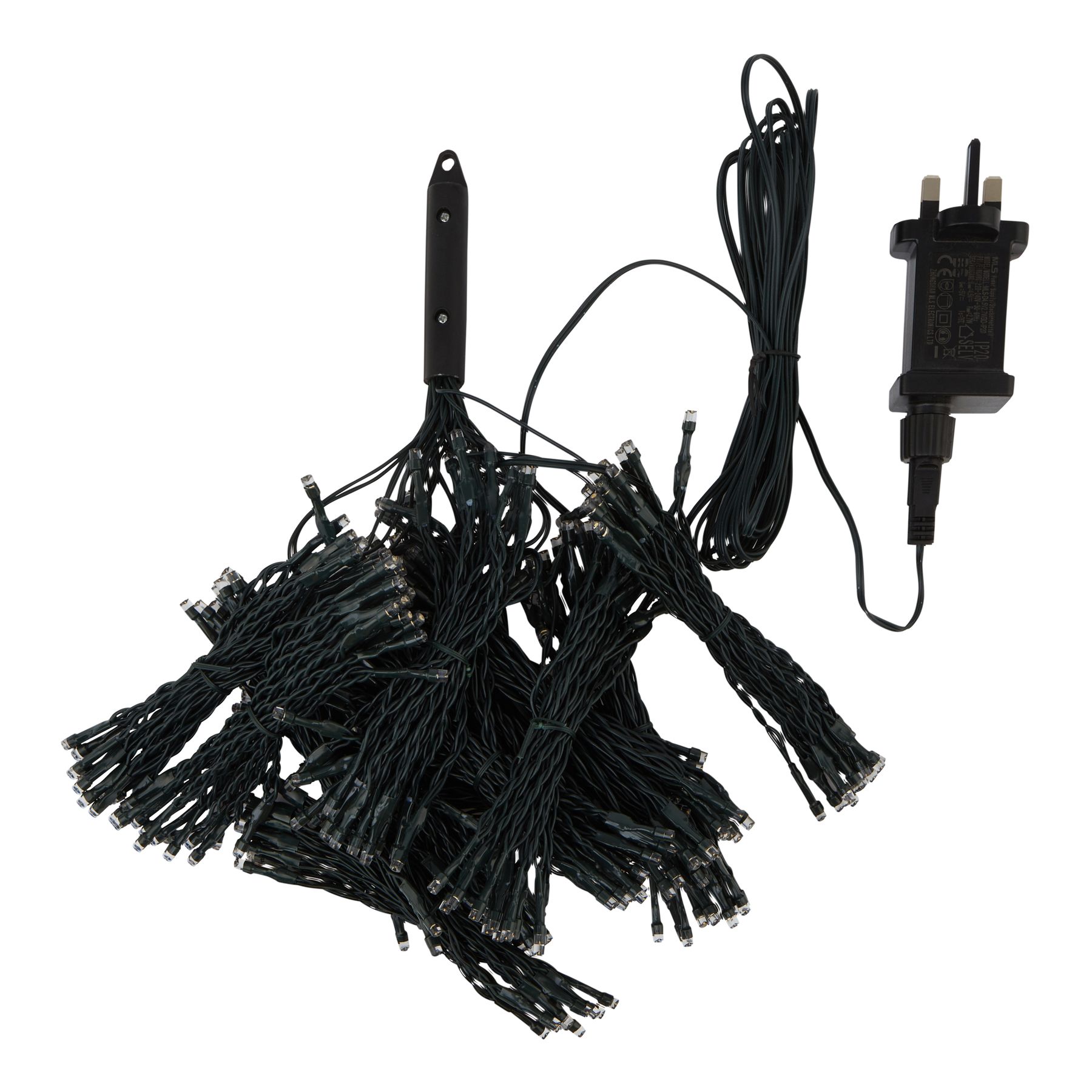 8Ft Plug In LED Warm White Christmas Tree Drop Lights Wholesale by