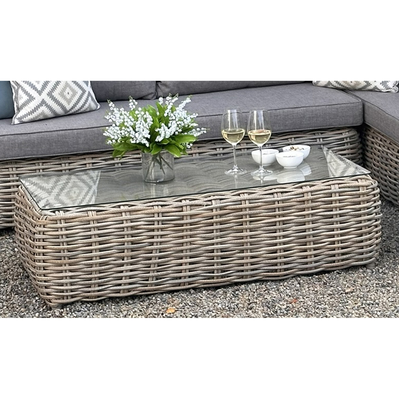 Amalfi Collection Outdoor Large Corner Set - Image 3