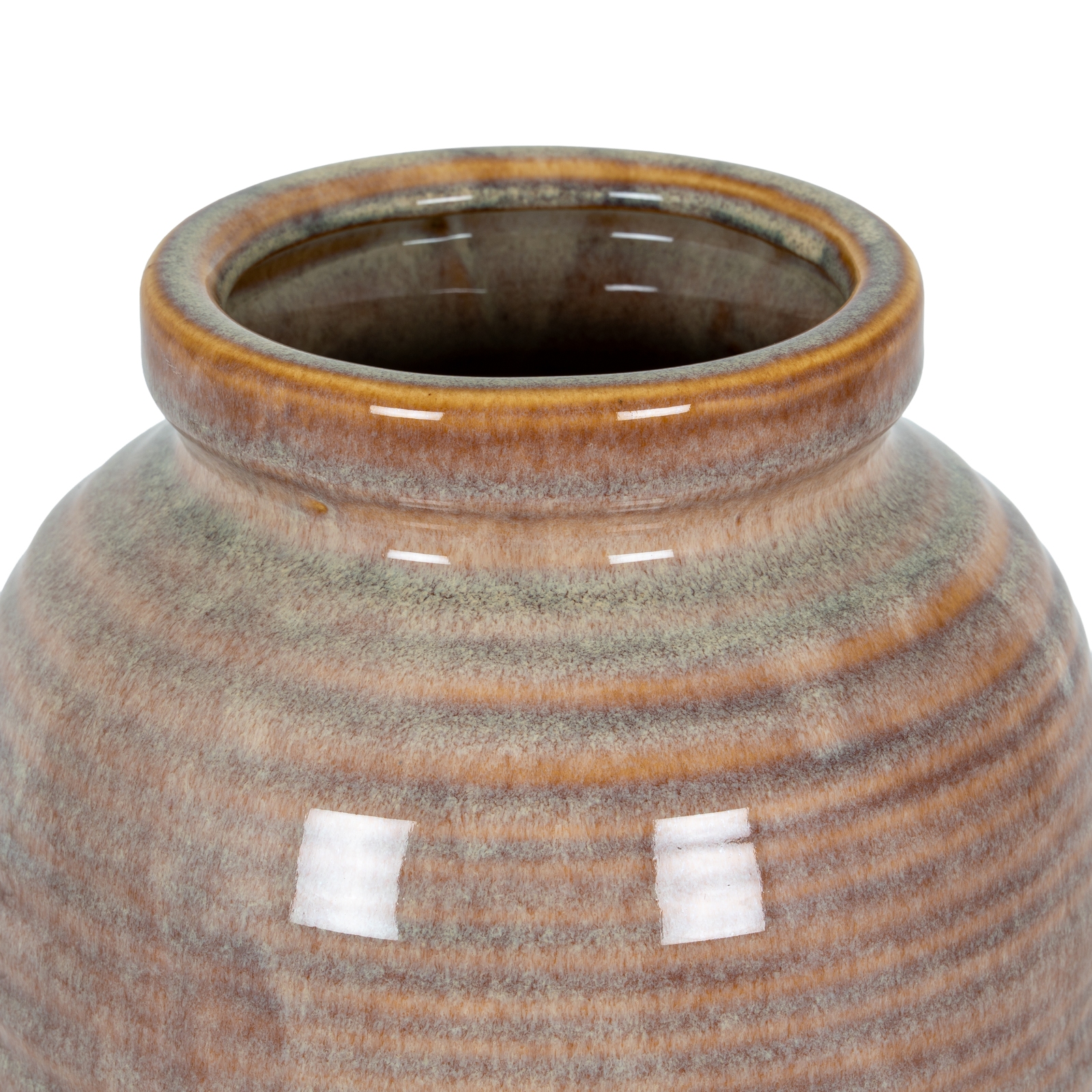 Sabbia Collection Brindled Amphora Vase - Image 2