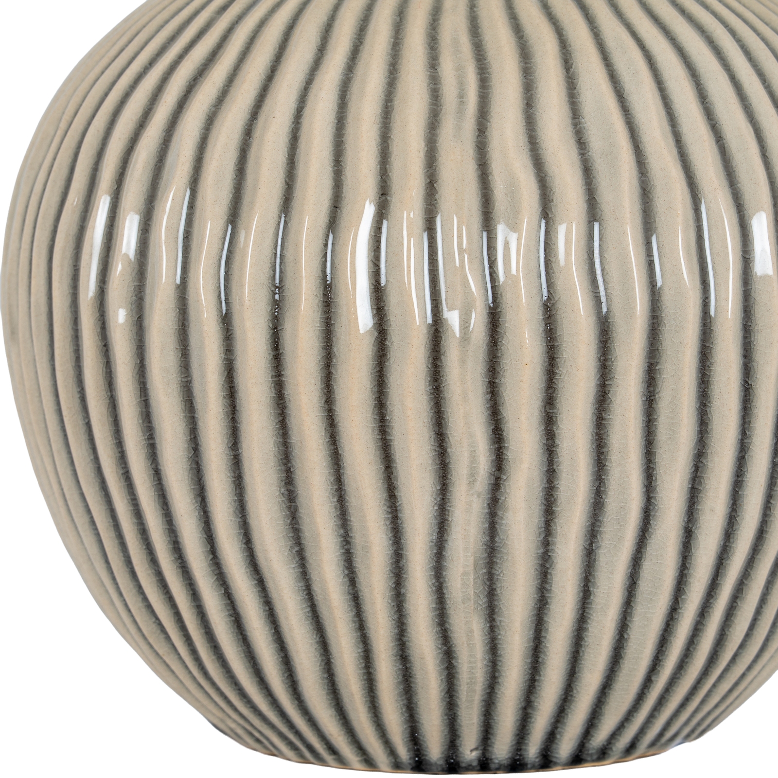 Pallida Collection Small Striped Vase - Image 3