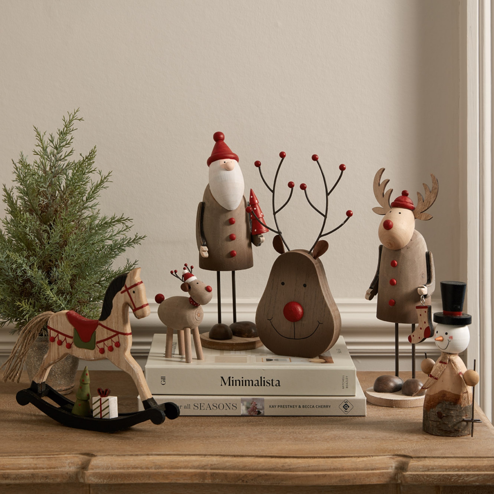 Rustic Standing Rudolf Decoration - Image 3