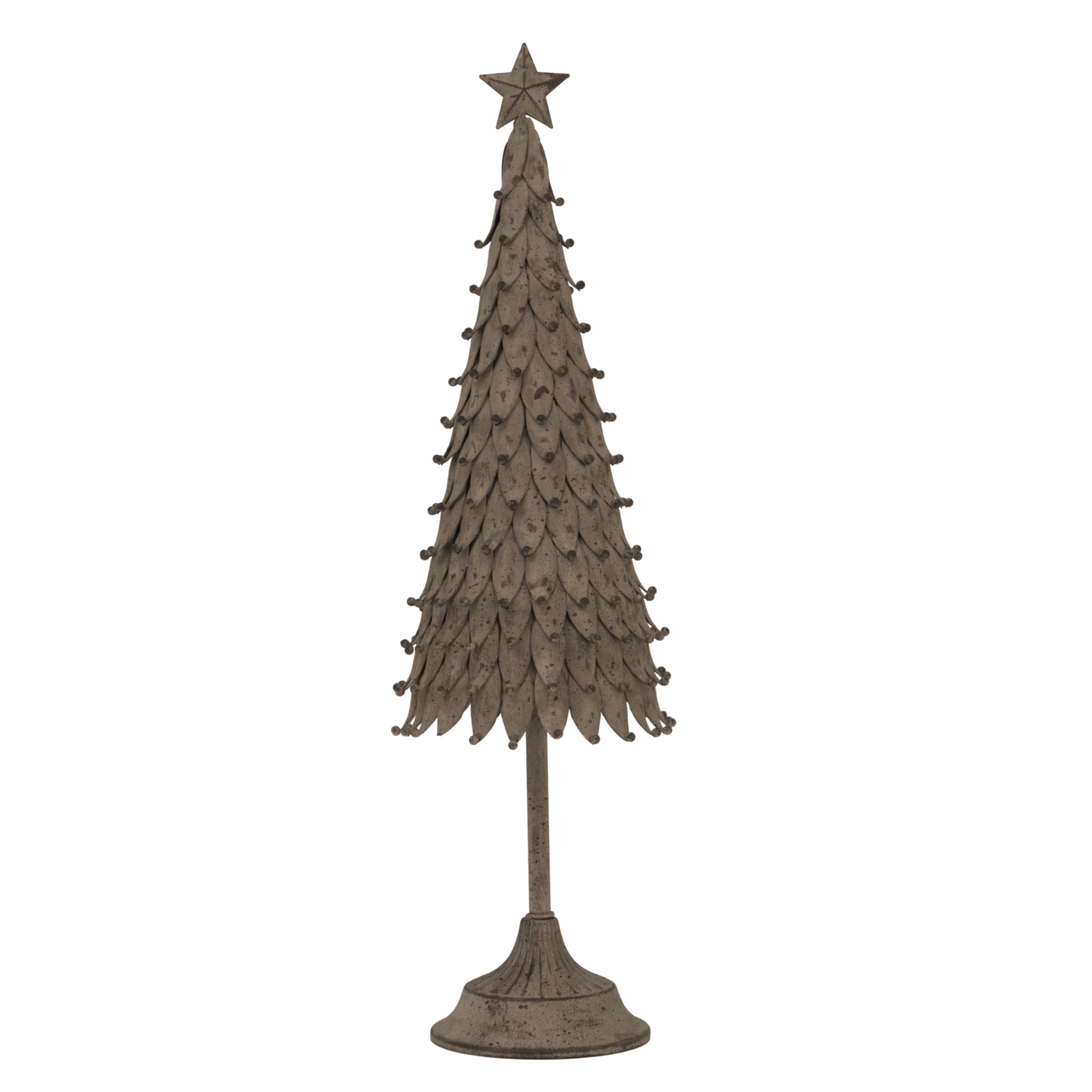 Large Rustic Decorative Tree With Star - Image 1