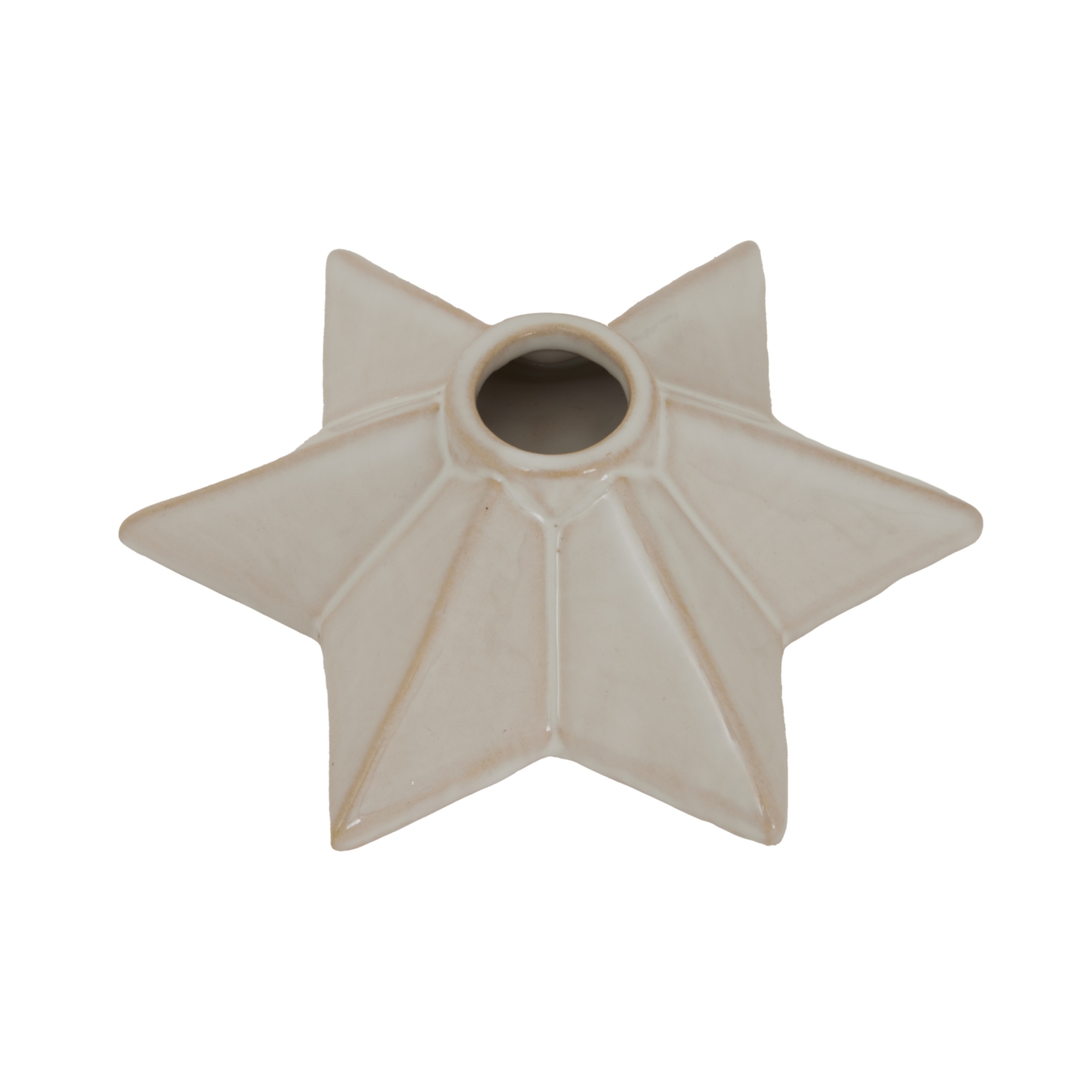 Alora Ceramic Angled Star Candle Holder - Image 3
