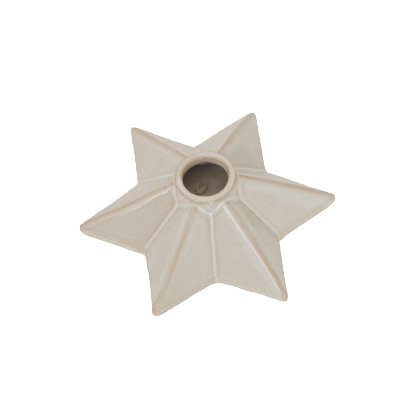 Alora Ceramic Angled Star Candle Holder - Image 4