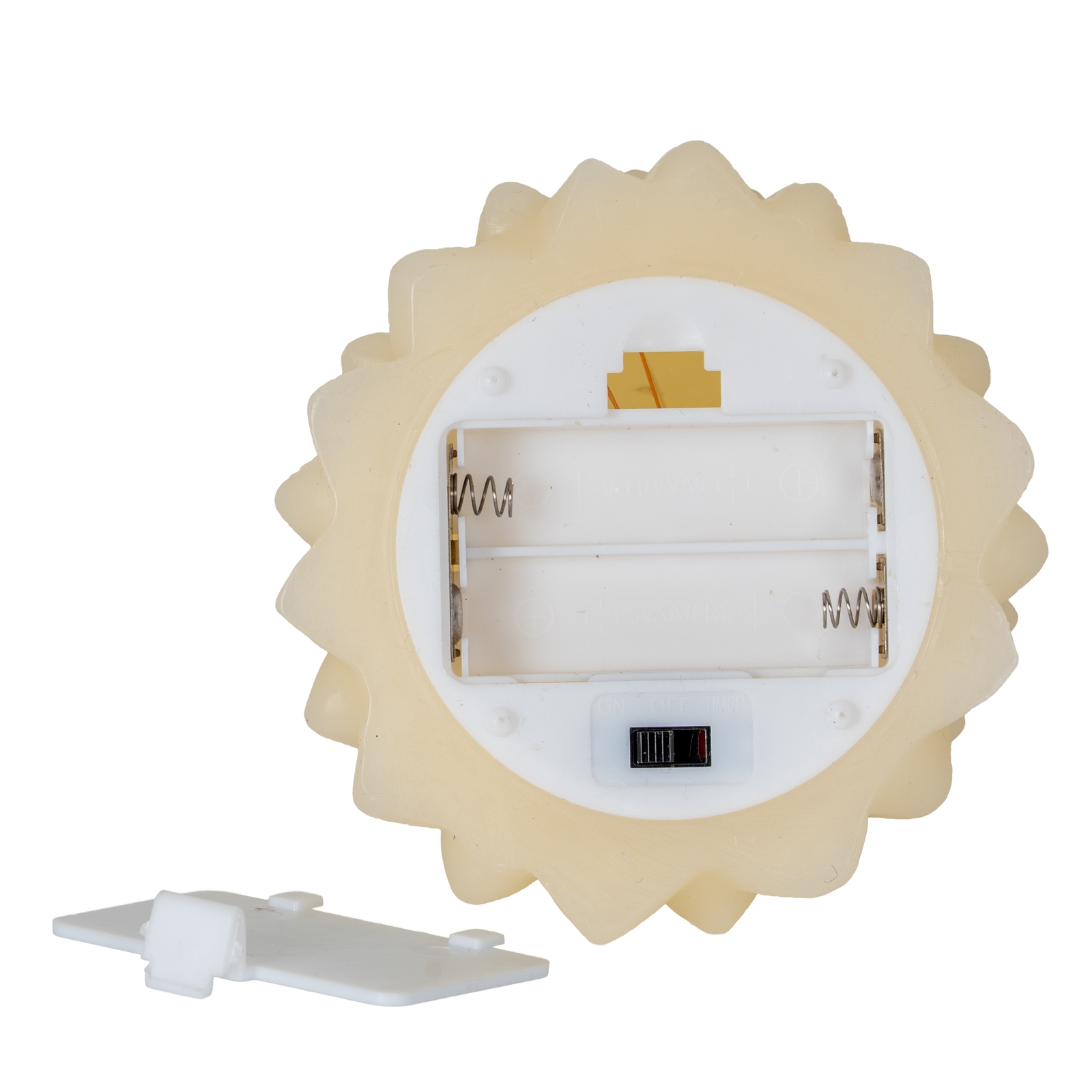 Luxe Collection Natural Glow Cream Tree LED Wax Candle - Image 7