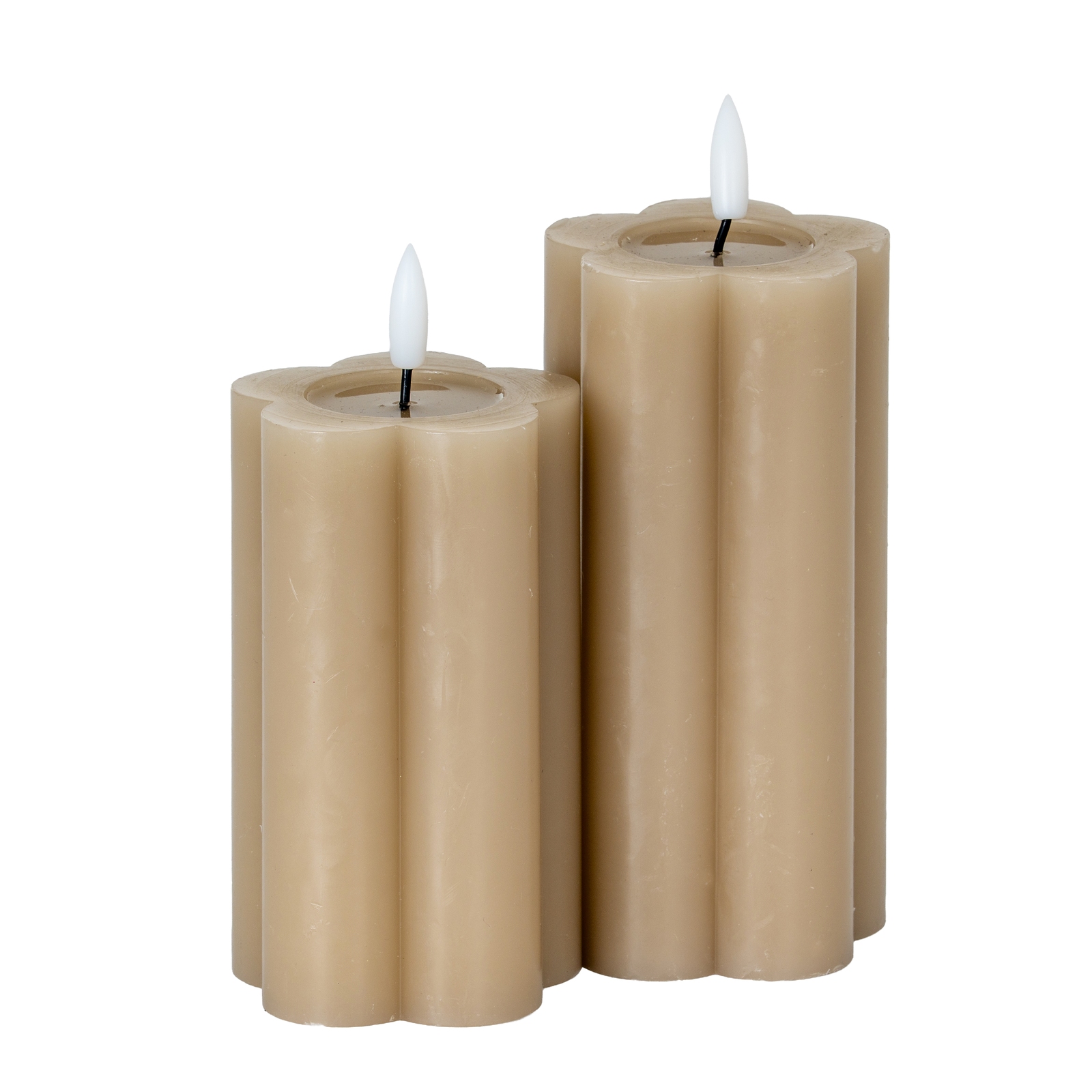 Luxe Collection Natural Glow 2.75x6 Stone LED Candle - Image 3