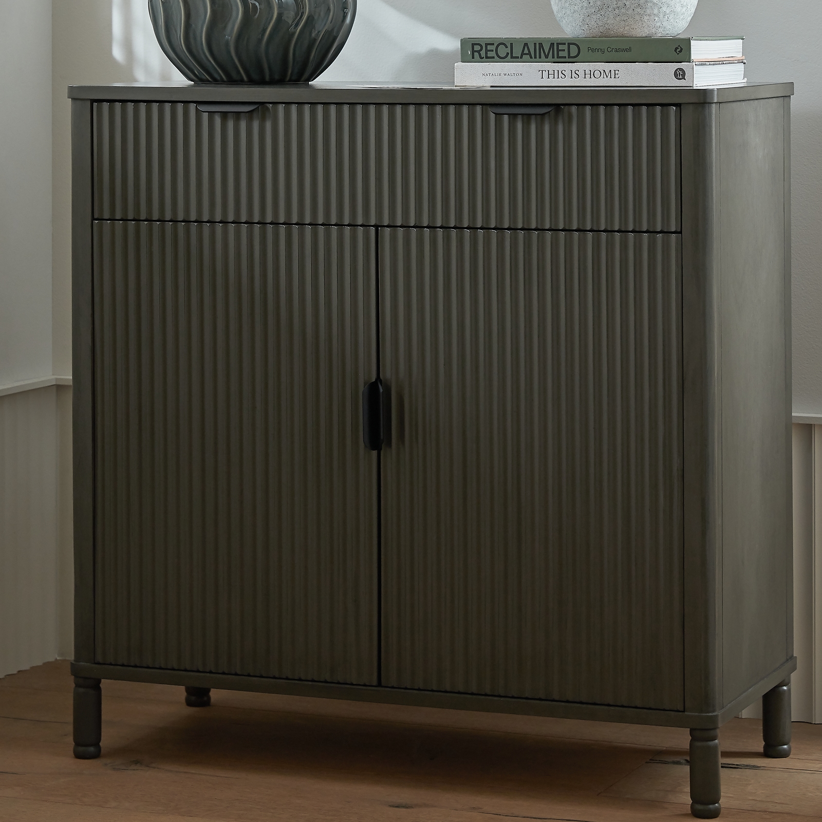 Reed Collection 1 Drawer 2 Door Cabinet - Image 2