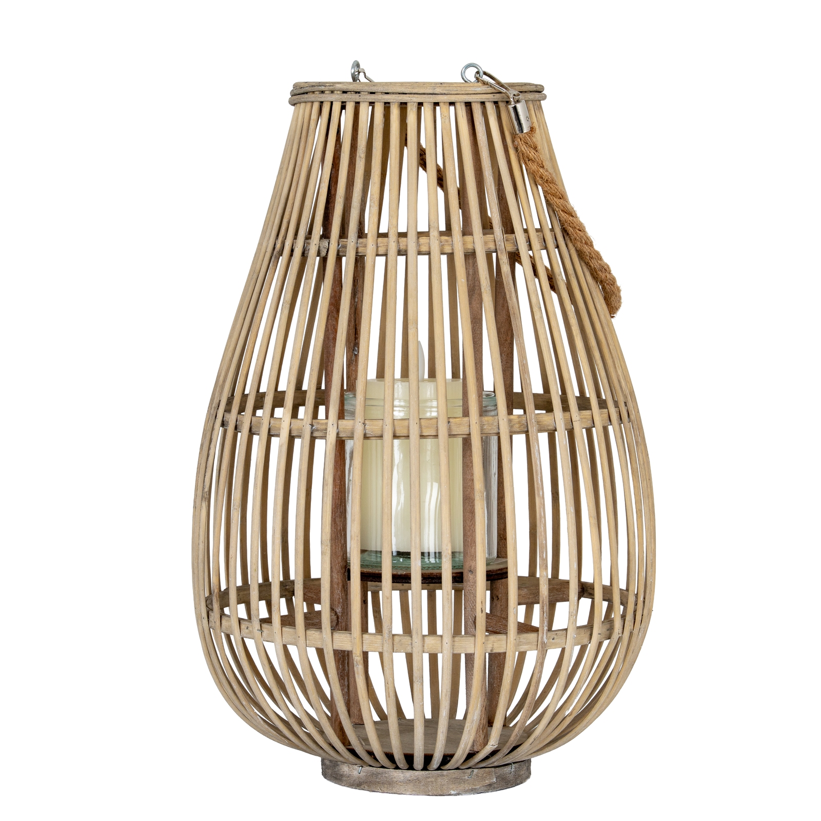 Medium Ellipse Lantern With Glass Holder - Image 2