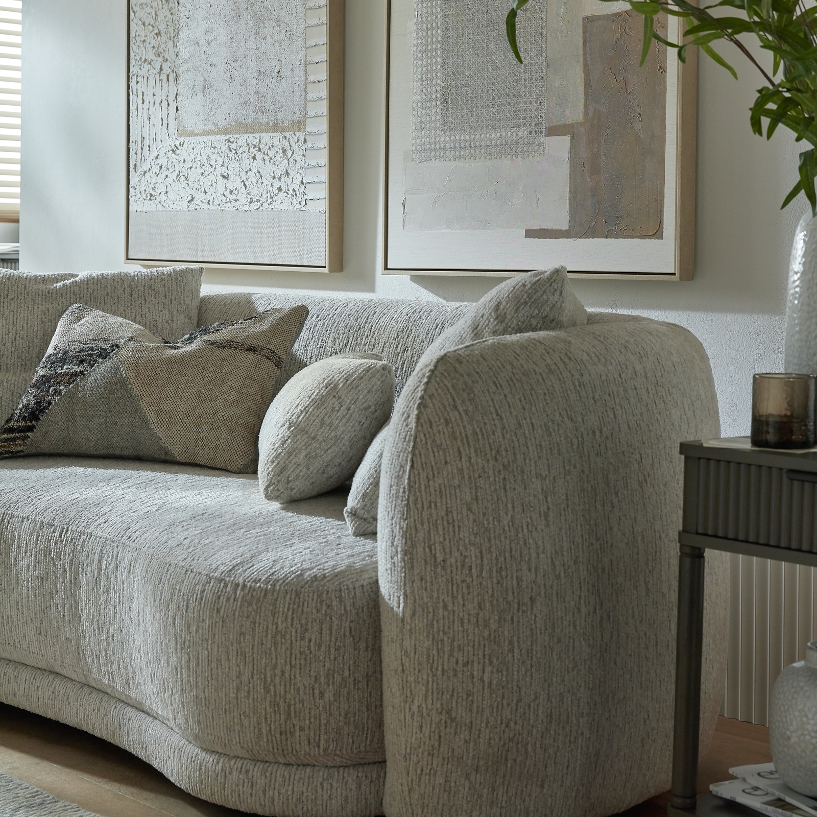 Sorelle Two Seater Sofa With Cushions - Image 3
