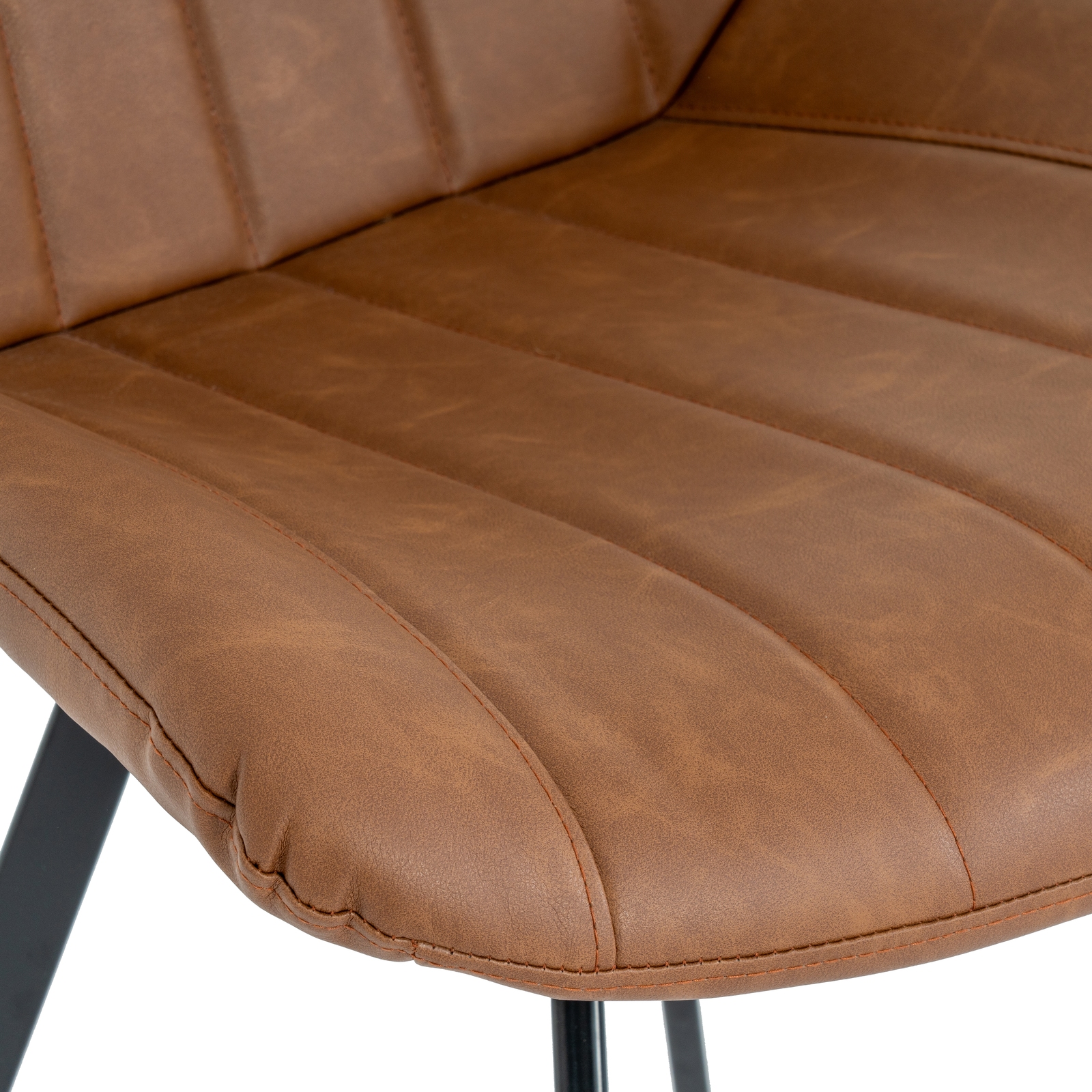 Malmo Tan Swivel Dining Chair - Image 4