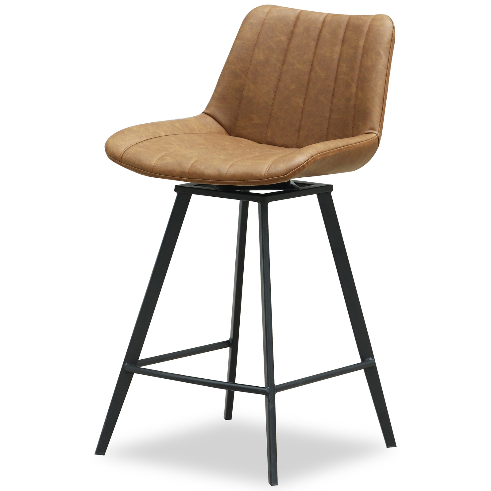 Malmo Tan Swivel Bar Stool - Image 1
