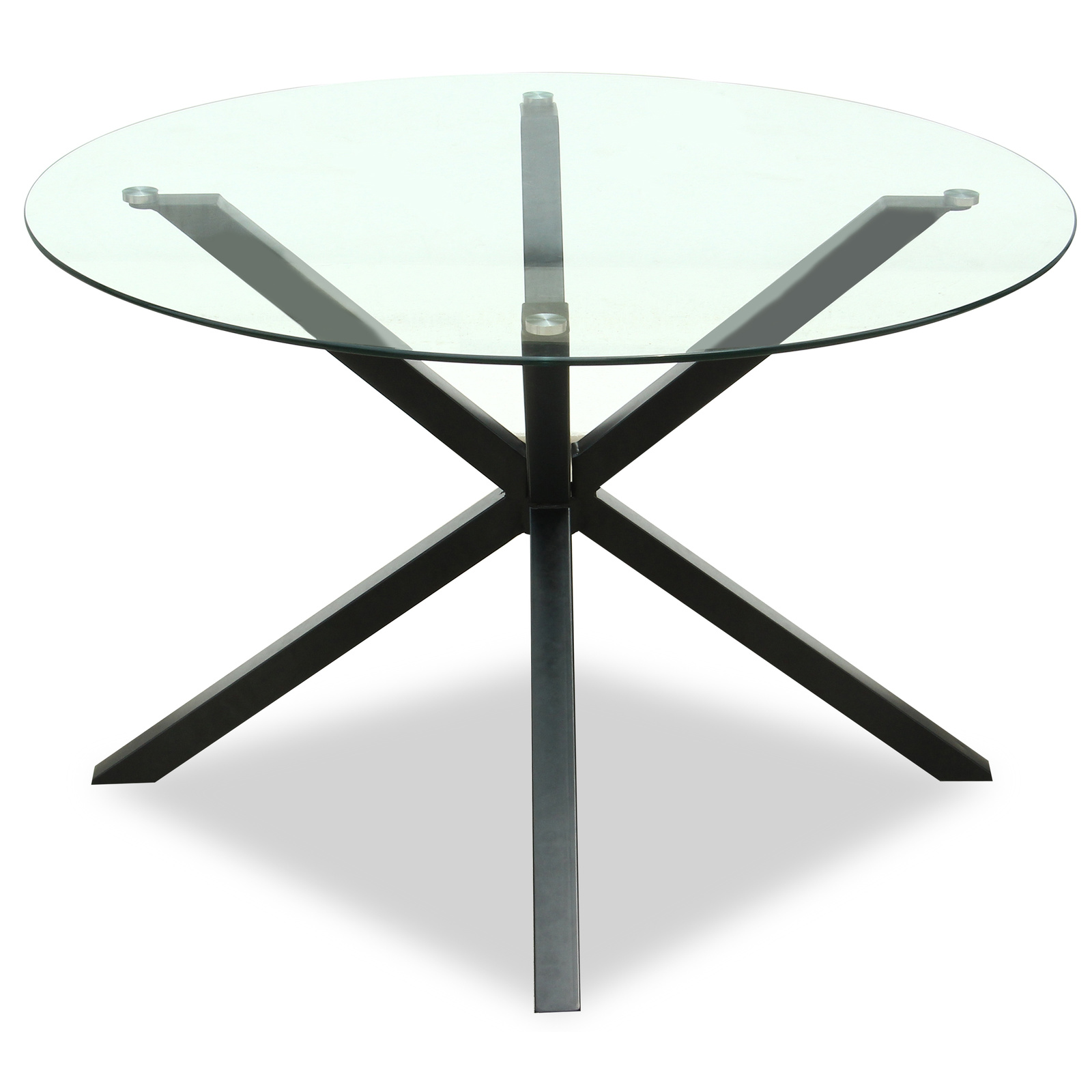 Monza Round Glass Dining Table - Image 2