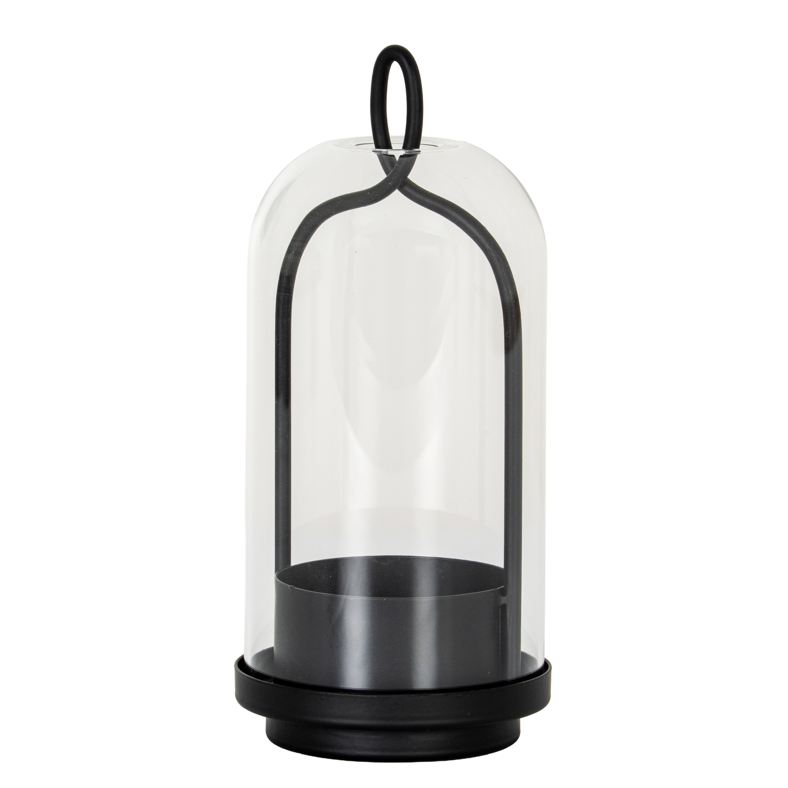 Nyx Medium Candle Holder With Glass Cloche - Image 1