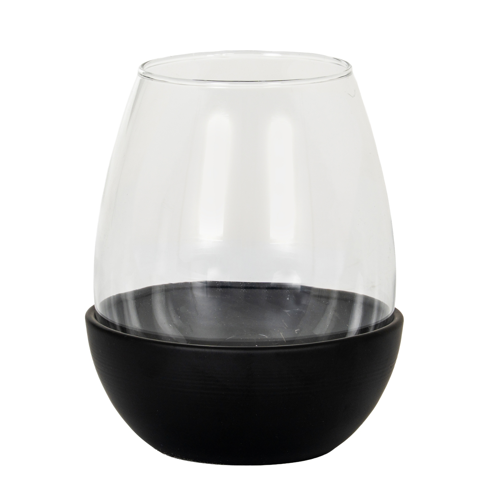 Neris Medium Candle Holder With Glass Goblet - Image 1