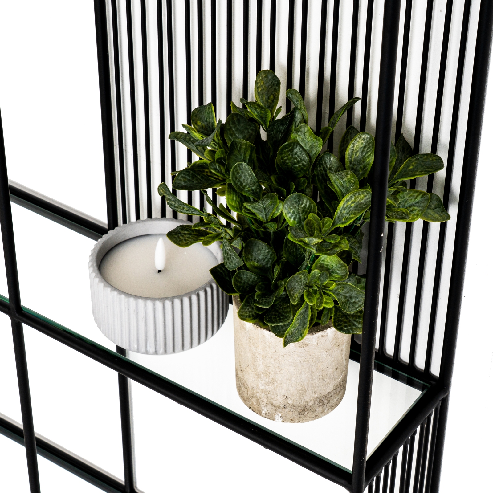 Axis Shelf Unit With Glass Shelves - Image 4