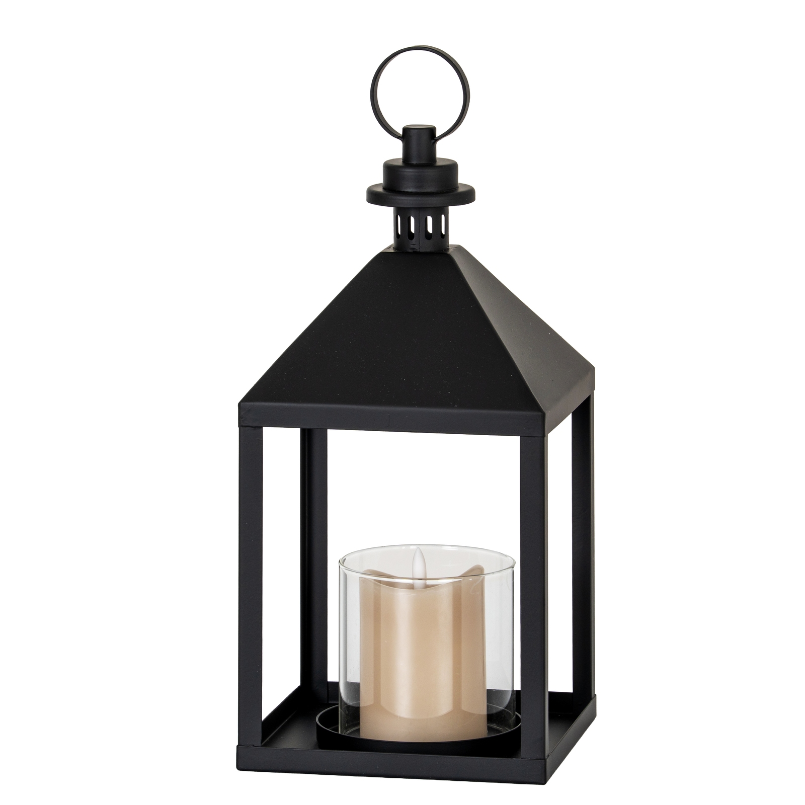 Astra Medium Lantern With Glass Candle Holder - Image 2