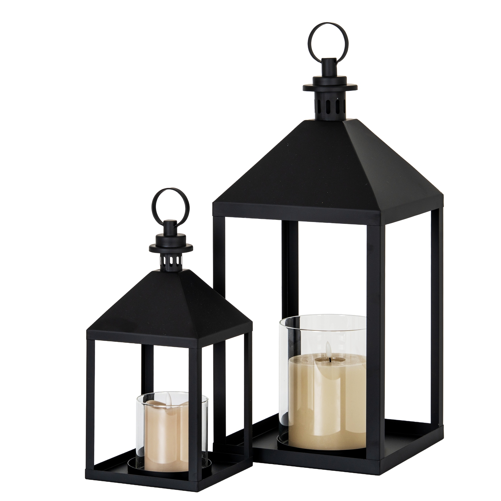 Astra Medium Lantern With Glass Candle Holder - Image 6