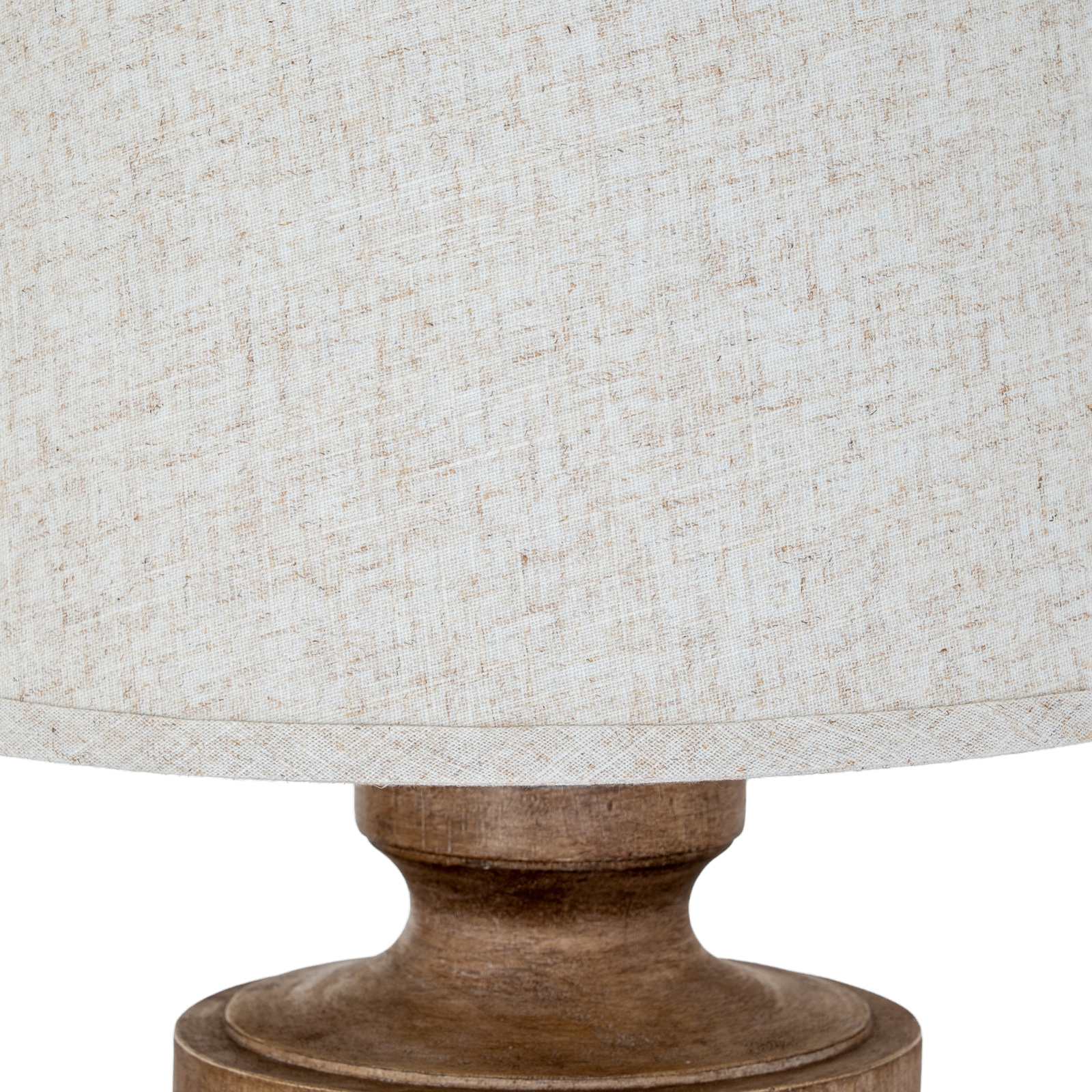 Tassora Table Lamp With Edged Linen Shade - Image 3
