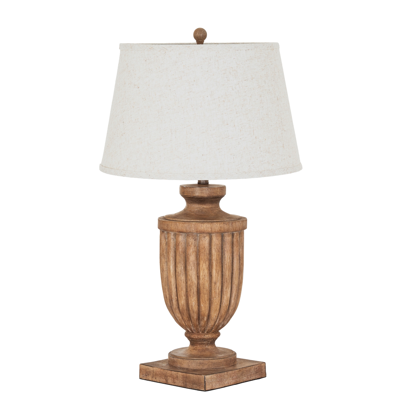 Tassora Table Lamp With Edged Linen Shade - Image 4