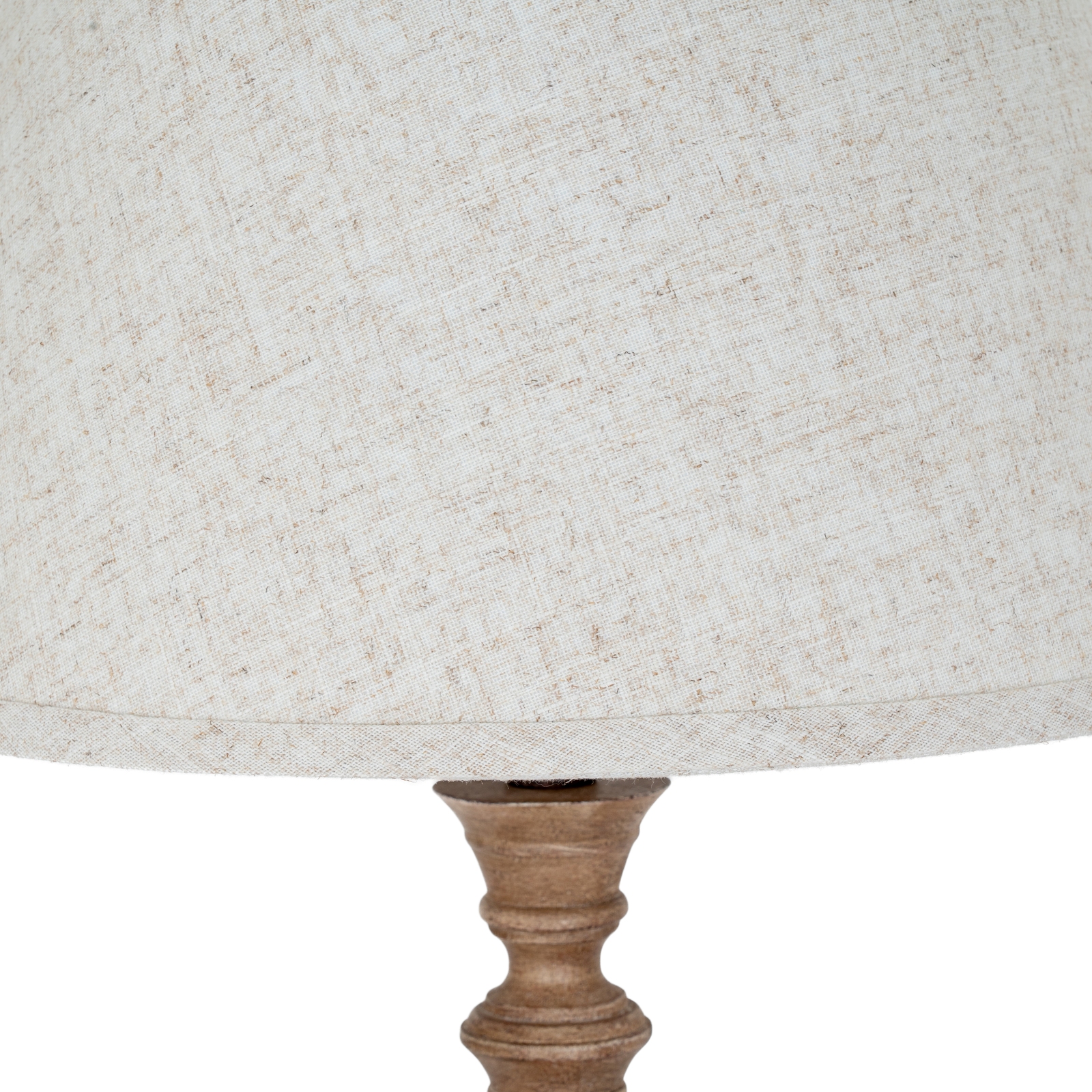 Solenne Table Lamp With Edged Linen Shade - Image 4