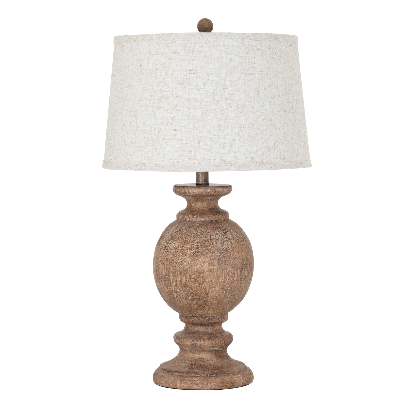 Clarion Table Lamp With Edged Linen Shade - Image 2