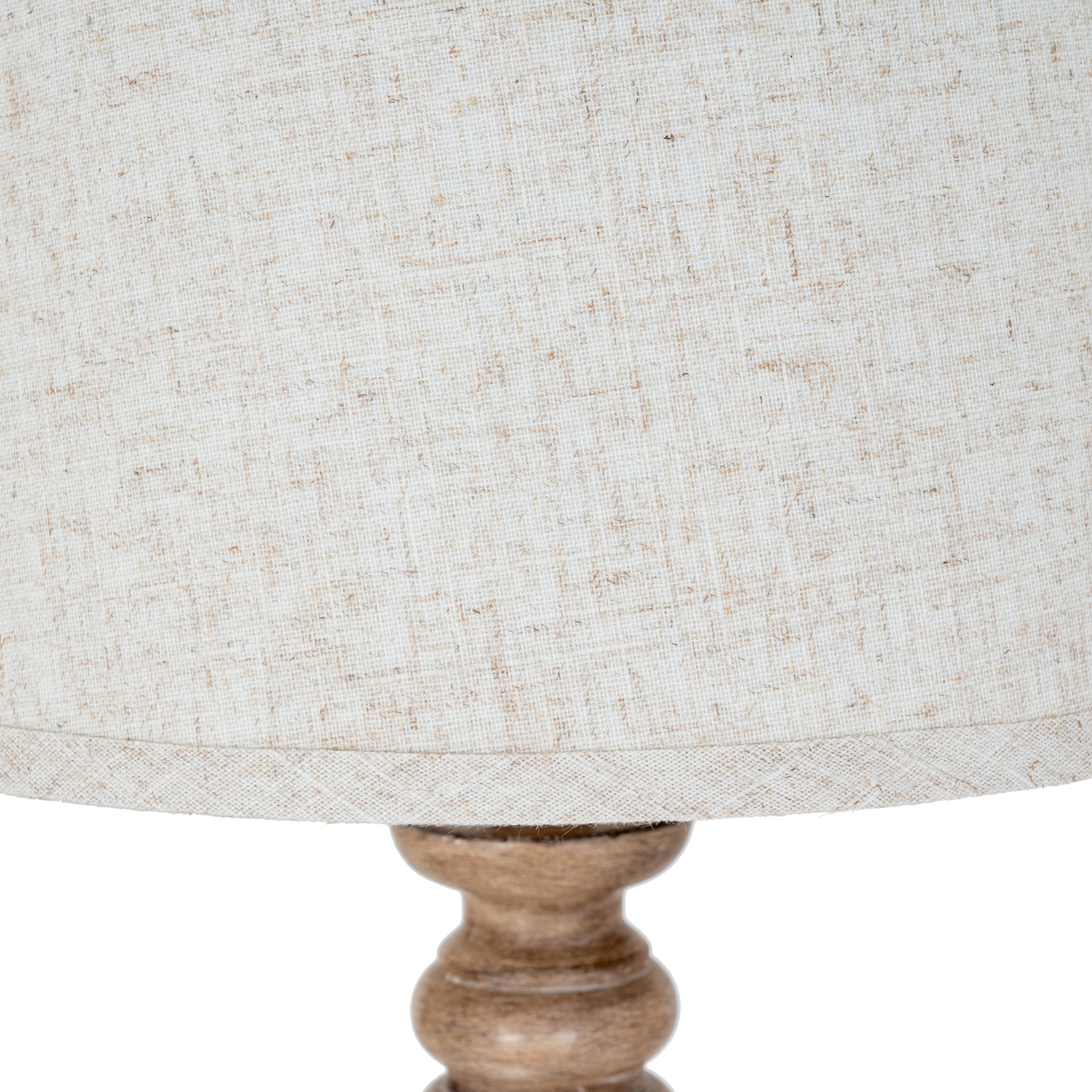Seraphia Table Lamp With Edged Linen Shade - Image 4