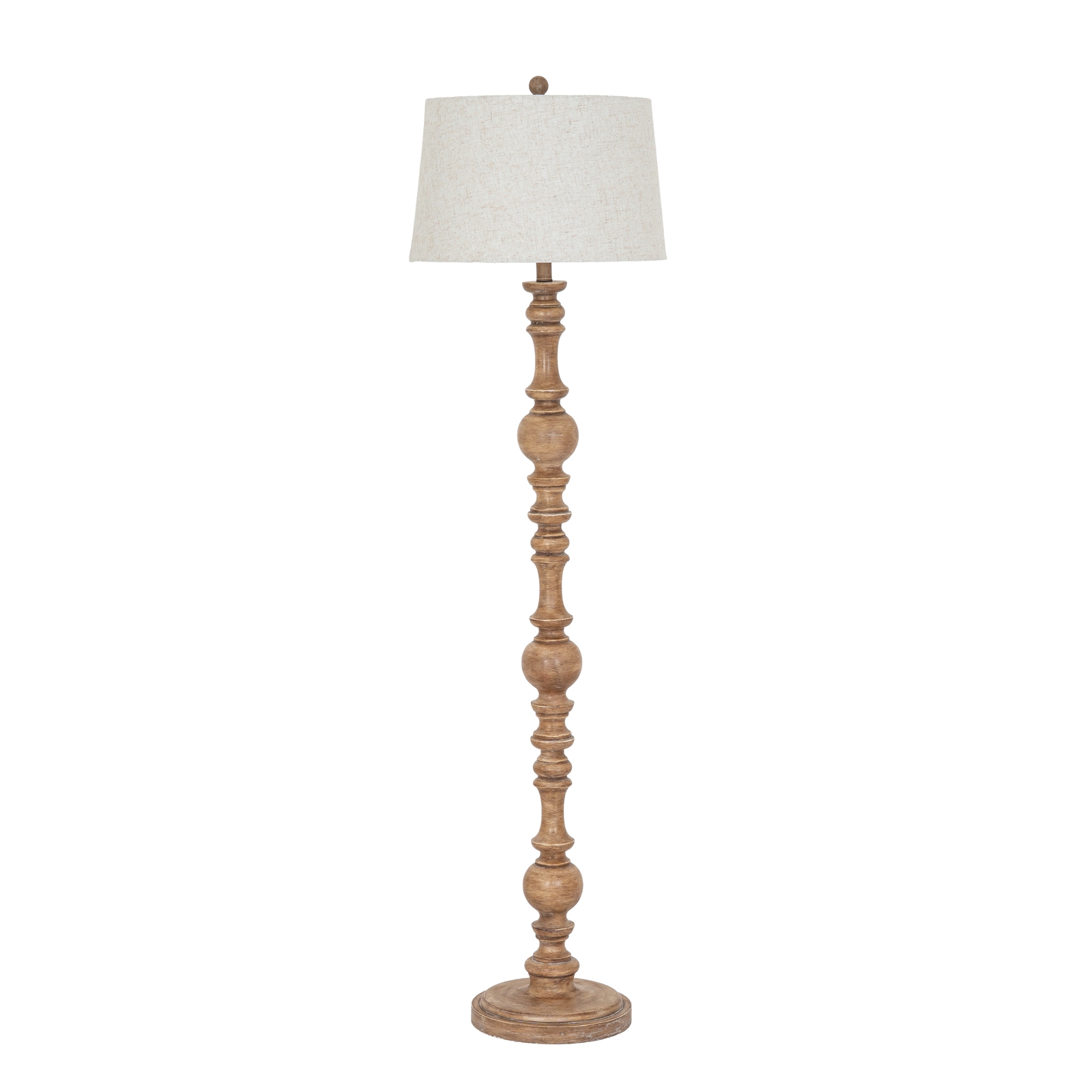 Seraphia Floor Lamp With Edged Linen Shade - Image 2