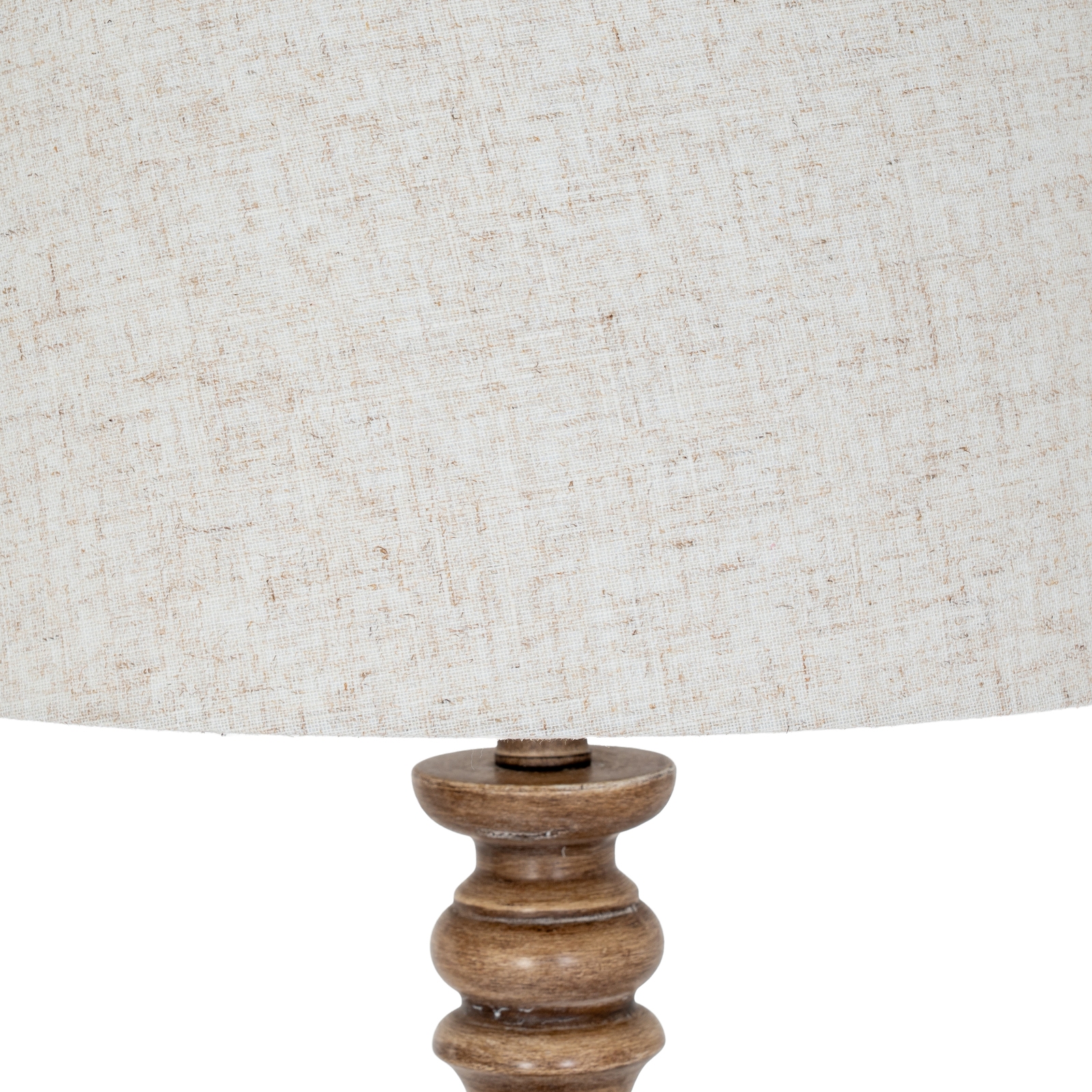 Seraphia Floor Lamp With Edged Linen Shade - Image 4