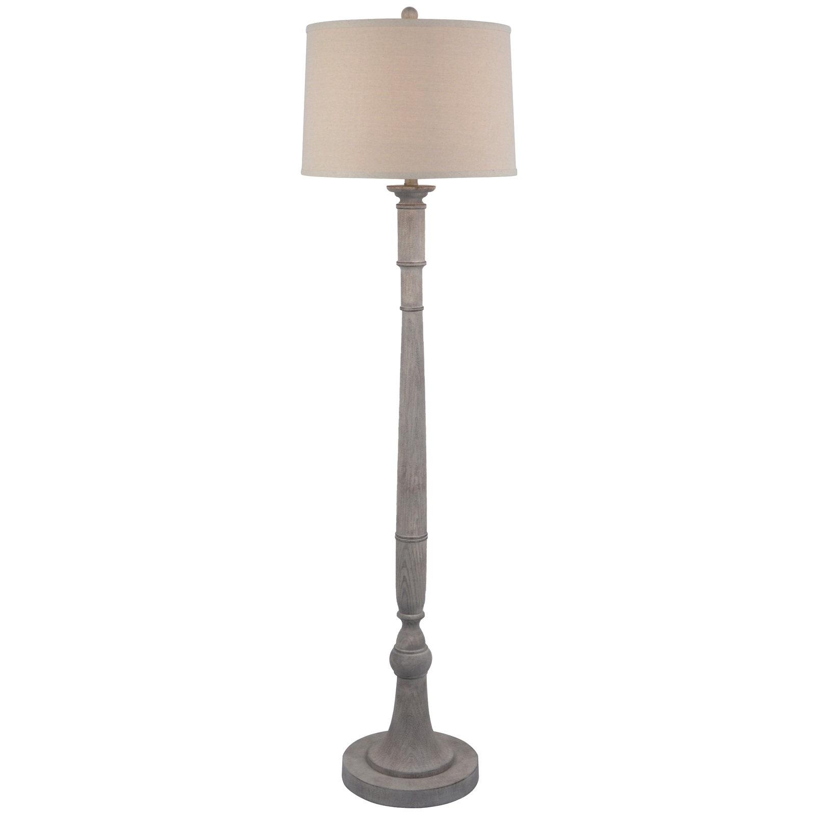 Stella Floor Lamp With Linen Shade - Image 1